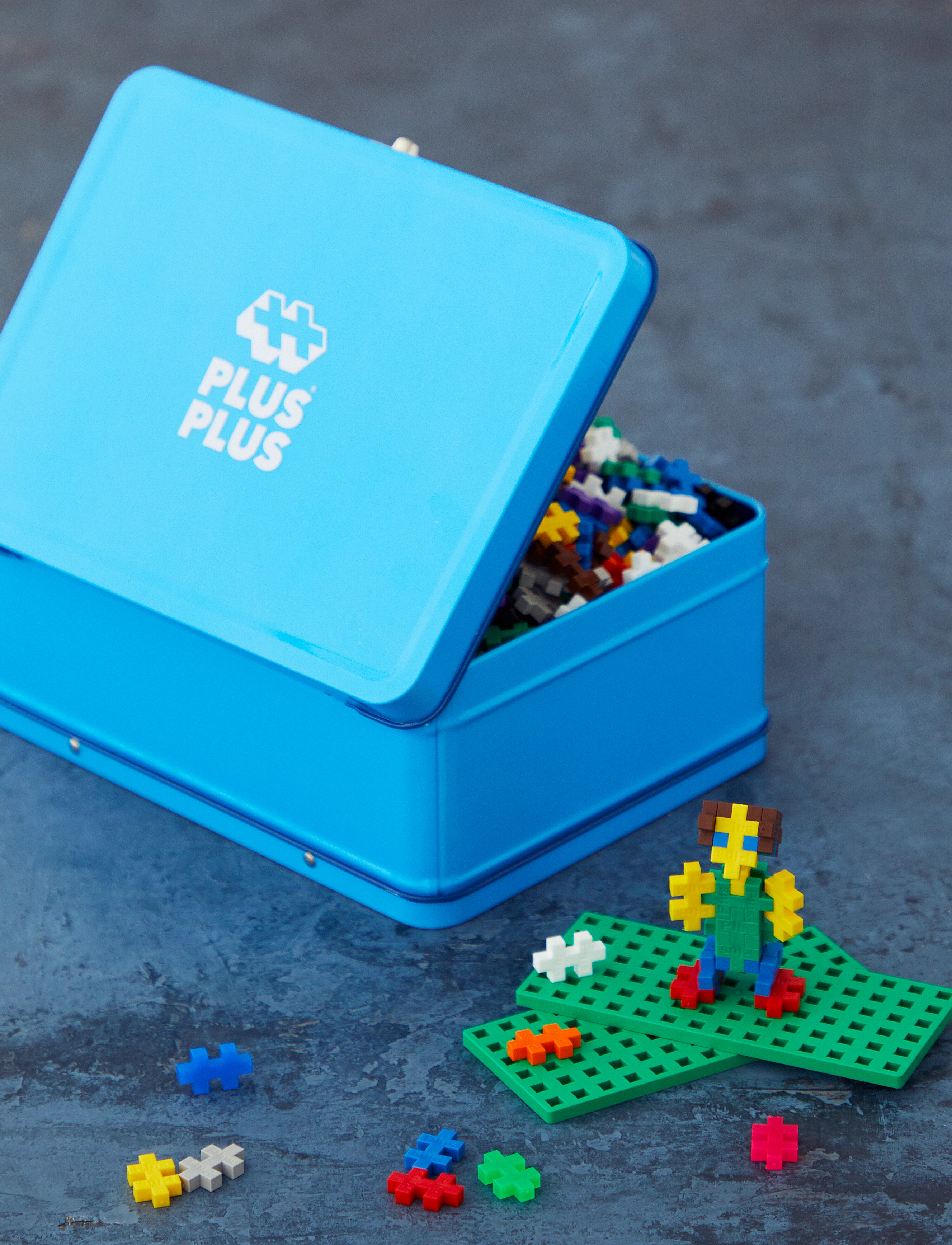 Plus-Plus - Plus-Plus Suitcase Basic Metal - rakennussetit - mix basic - 4