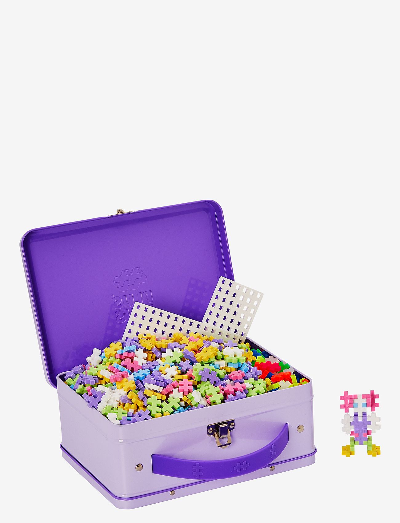 Plus-Plus - Plus-Plus Suitcase Pastel Metal - byggsatser - mix pastel - 0