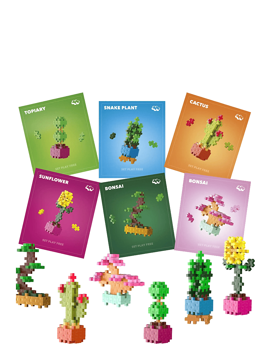 Plus-Plus - Plus-Plus Plant packs Bundle - byggsatser - mix - 1