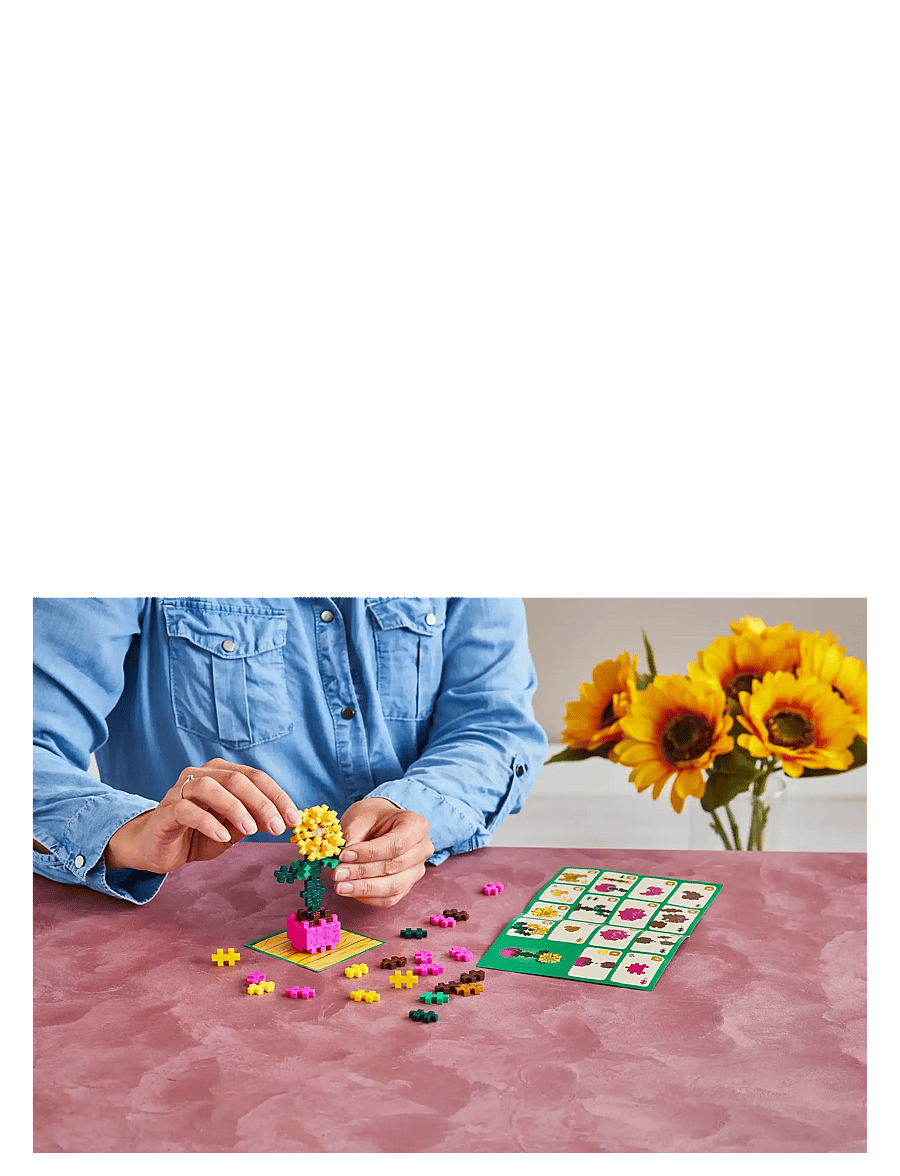 Plus-Plus - Plus-Plus Plant packs Bundle - byggsatser - mix - 5