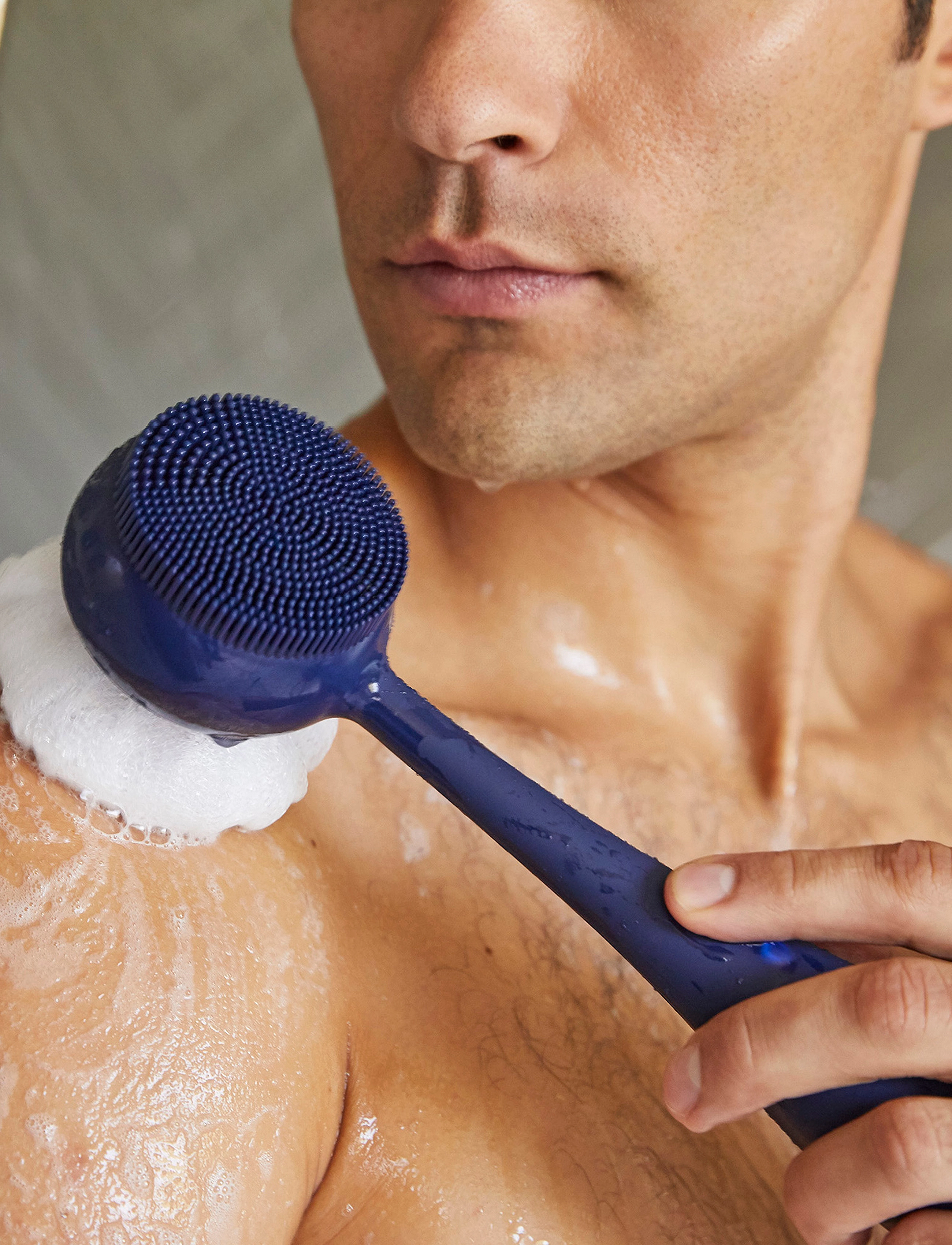 PMD Beauty Pmd Beauty Clean Body Attachment Silverscrub Loofah Navy, One Size, Nude, Rengøringsmidler > Tilbehør, Dame