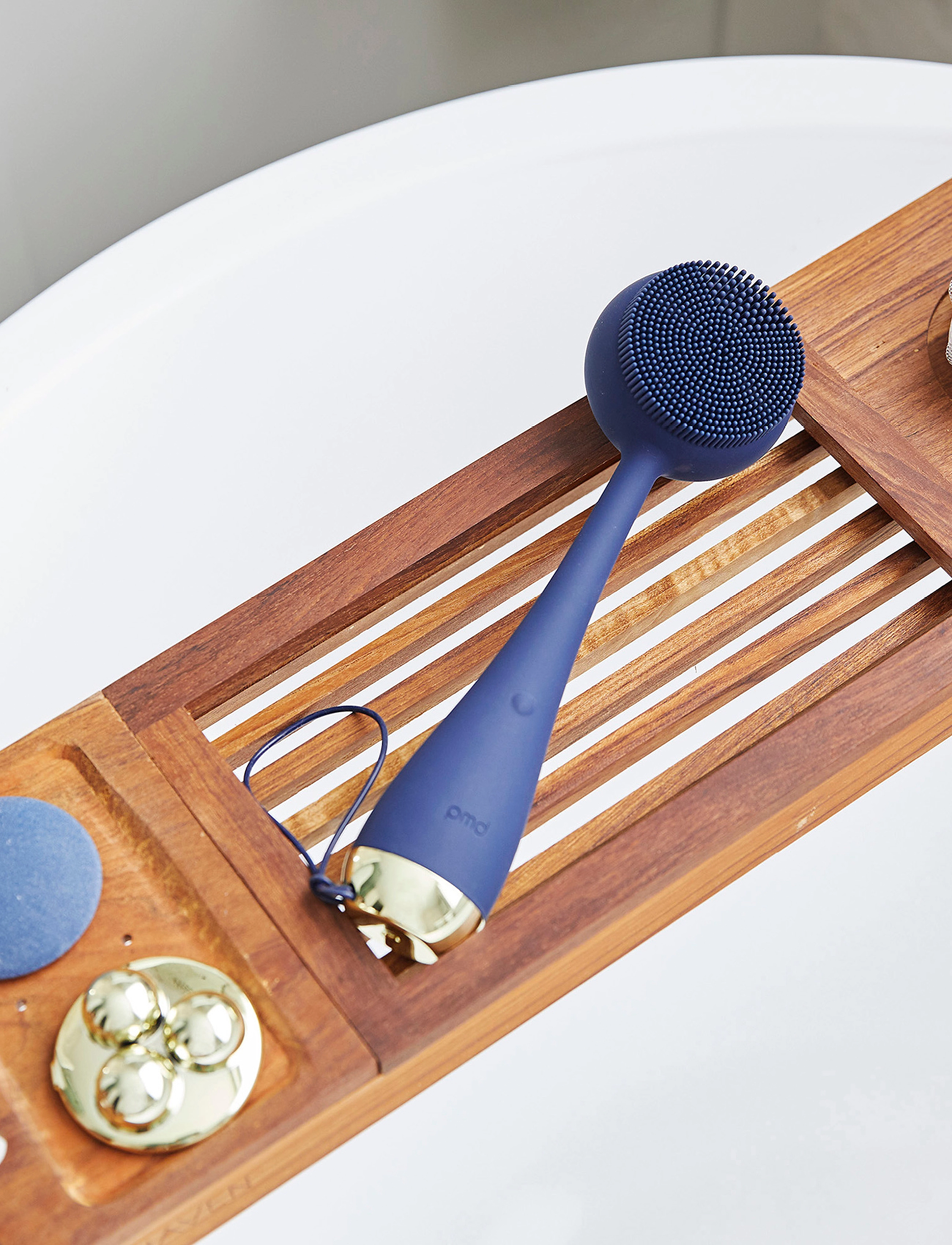 PMD Beauty Pmd Beauty Clean Body Attachment Relax Massager Navy, One Size, Gold, Rengøringsmidler > Tilbehør, Dame