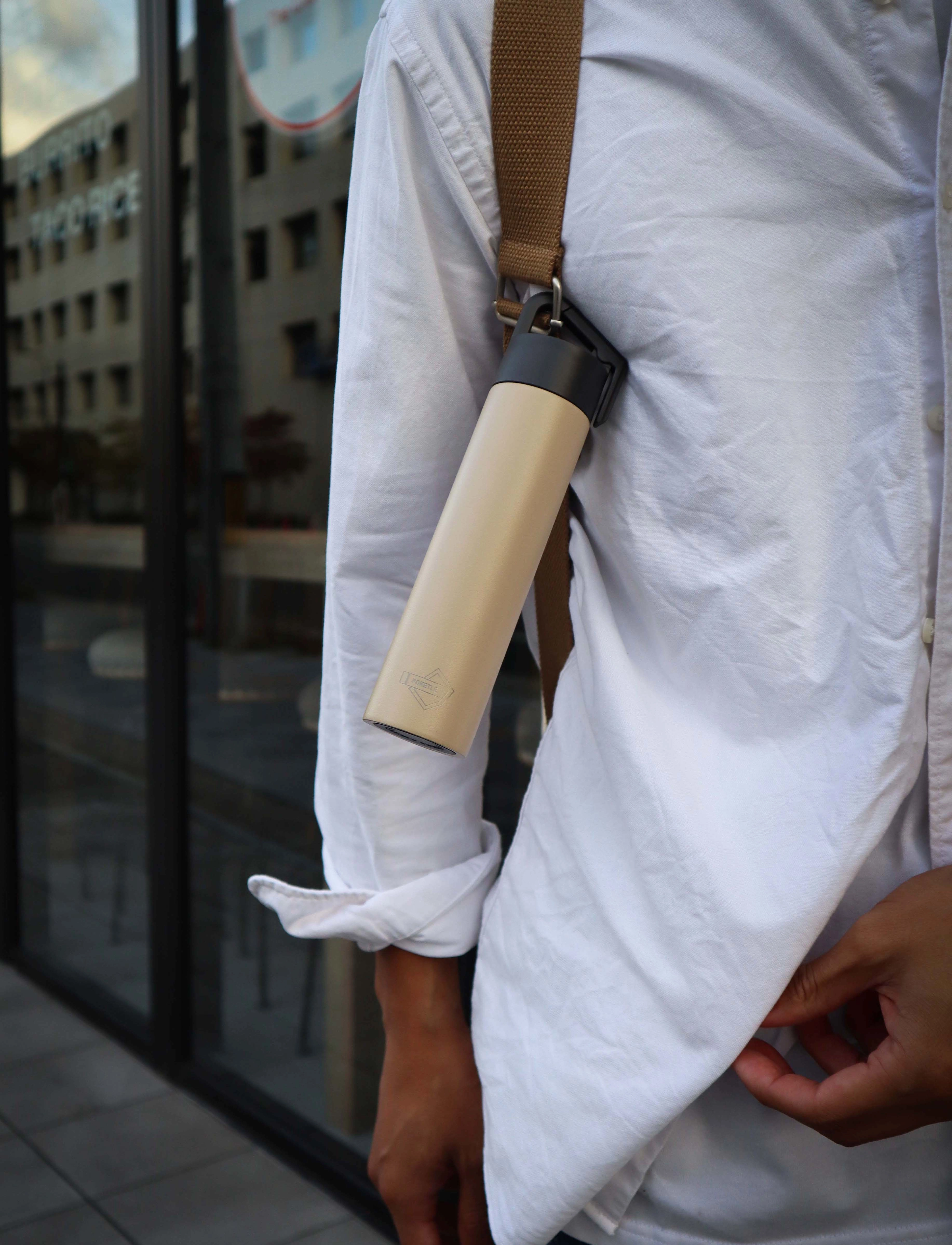 Poketle - POKETLE +6 HANG - thermal bottles - coyote beige - 2