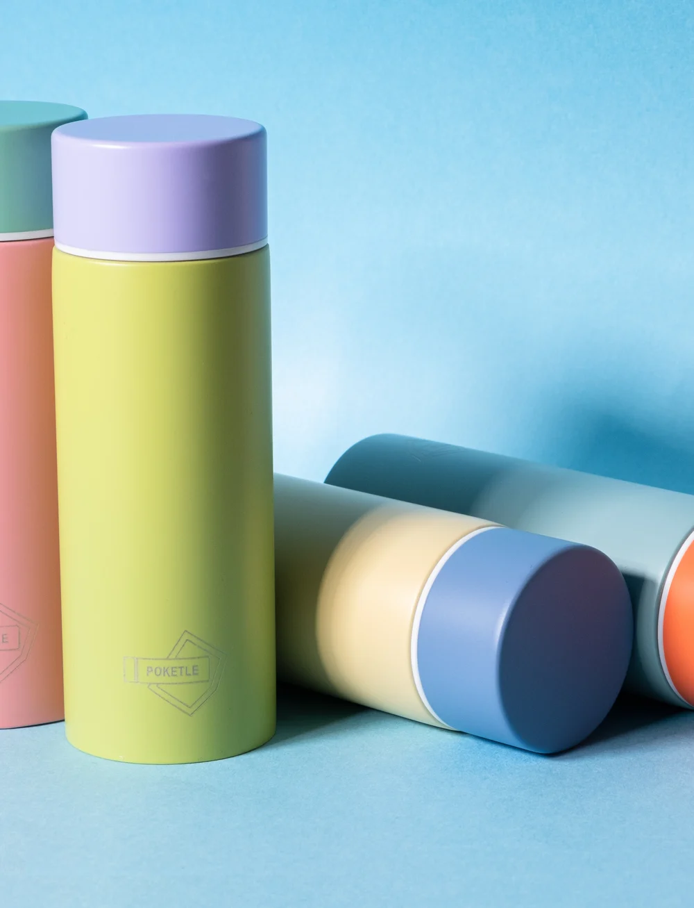 Poketle - POKETLE S MIX - butelki termiczne - green/purple - 4