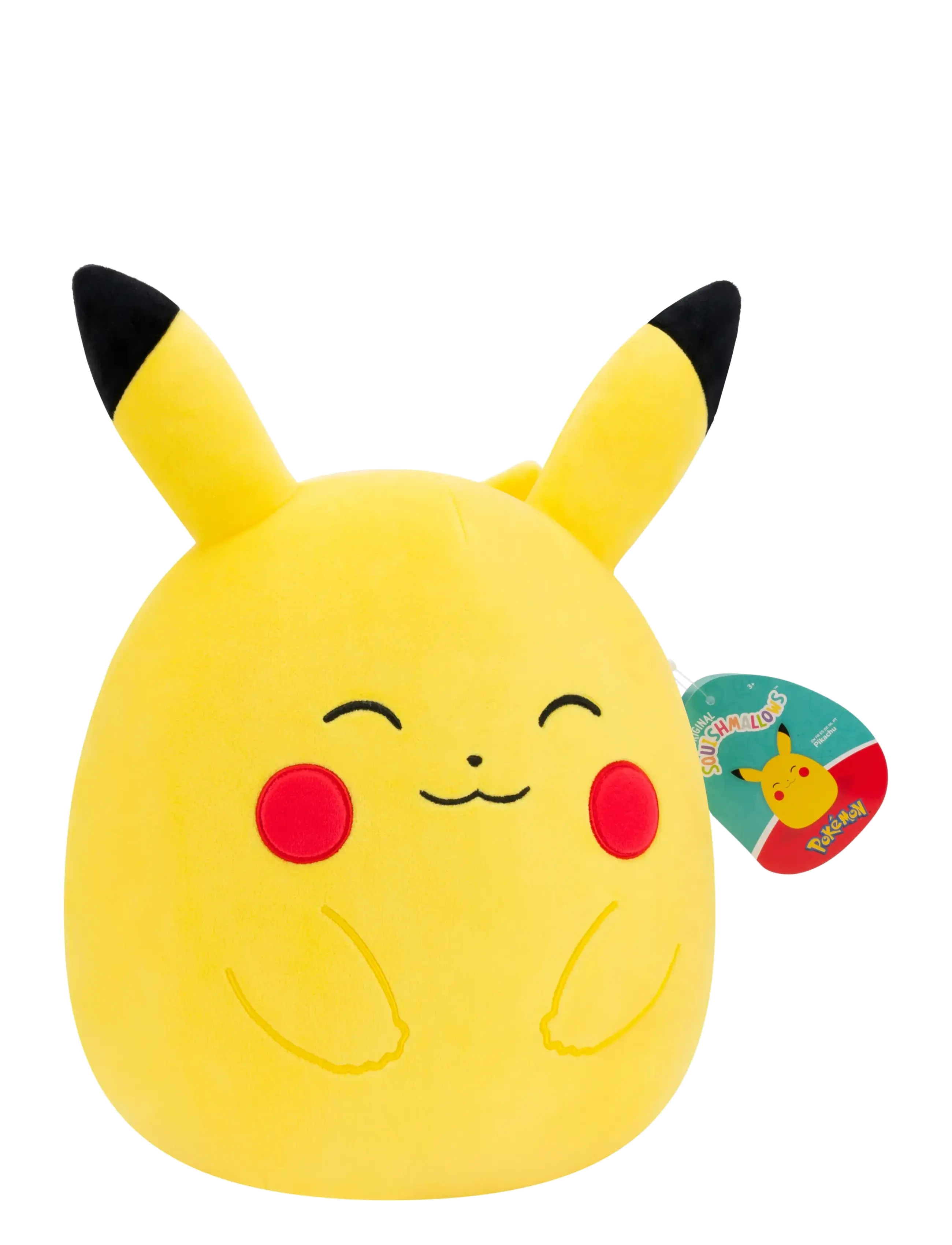 Pokémon Squishmallows - SQUISHMALLOWS 25 CM POKEMON HAPPY PIKACHU - mjúk leikföng & fígúrur - multi colour - 2