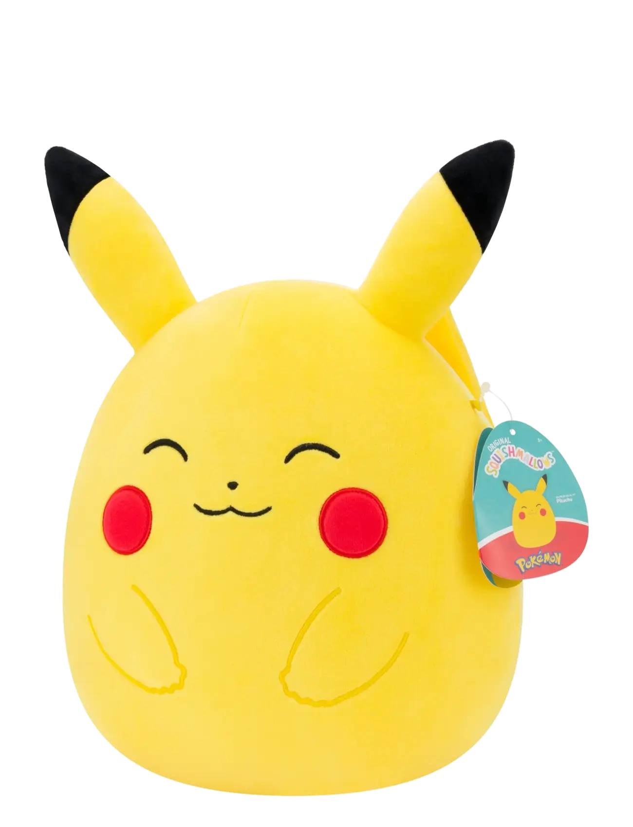 Pokémon Squishmallows - SQUISHMALLOWS 25 CM POKEMON HAPPY PIKACHU - mjúk leikföng & fígúrur - multi colour - 3