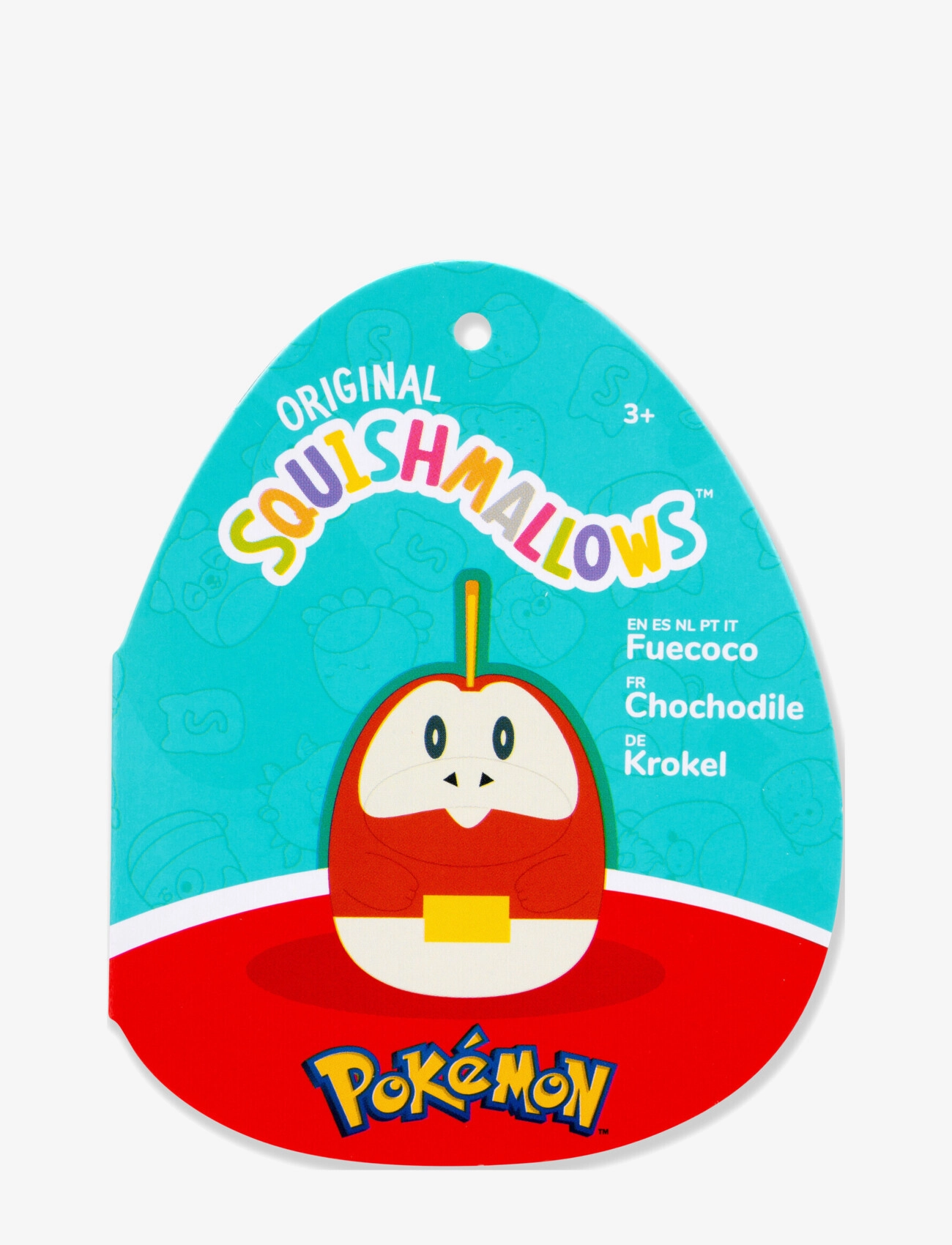 Pokémon Squishmallows - SQUISHMALLOWS 25 CM POKEMON FUECOCO - mjúk leikföng & fígúrur - multi colour - 4
