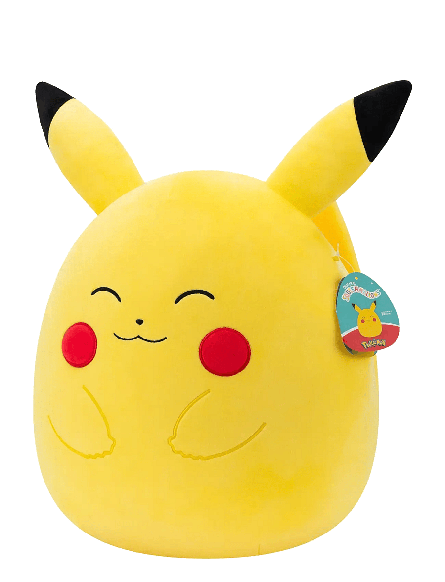 Pokémon Squishmallows - SQUISHMALLOWS 35 CM POKEMON HAPPY PIKACHU - tøyleker - multi colour - 3