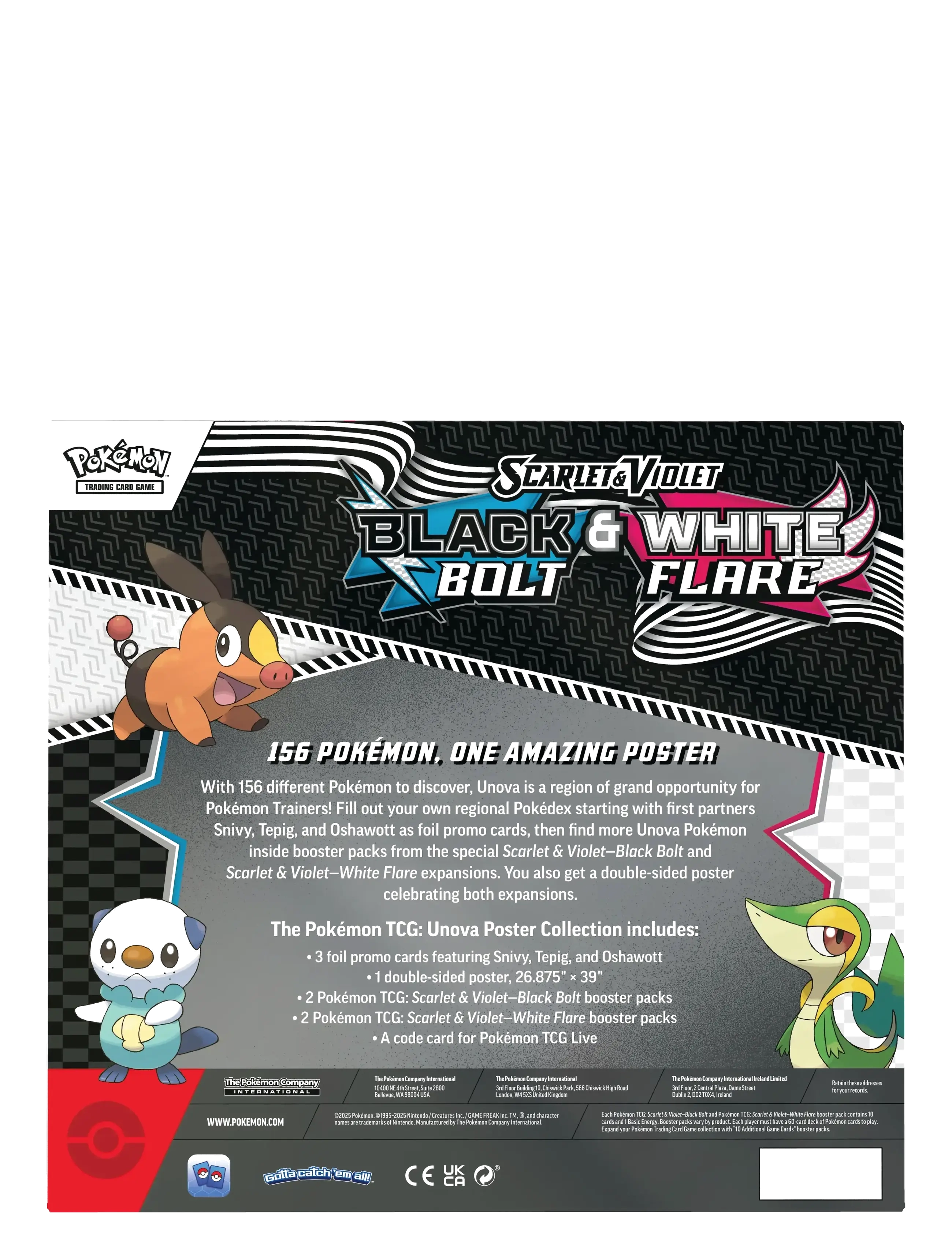 Pokémon Trading Cards - Poke Poster Coll SV10.5 REL 18/7 - black - 2