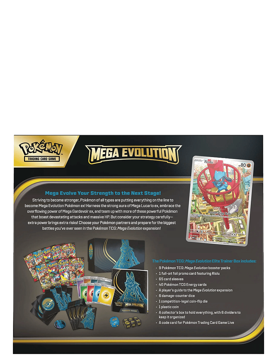 Pokémon Trading Cards - Poke ME01 Elite Trainer Box REL 10/10 - black - 1