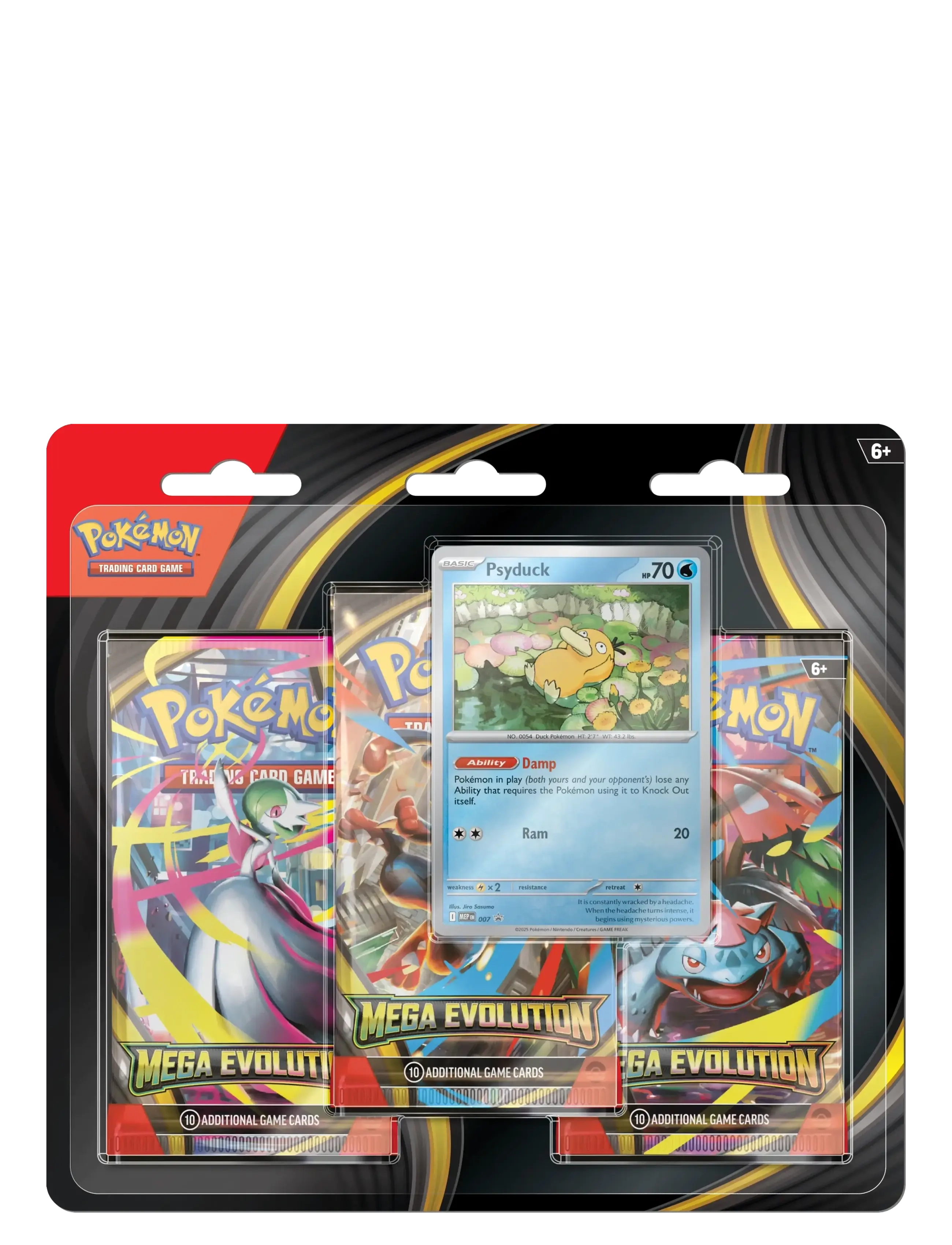 Pokémon Trading Cards Poke Blister 3P ME01 REL 10/10 - Gaming - BLACK / black