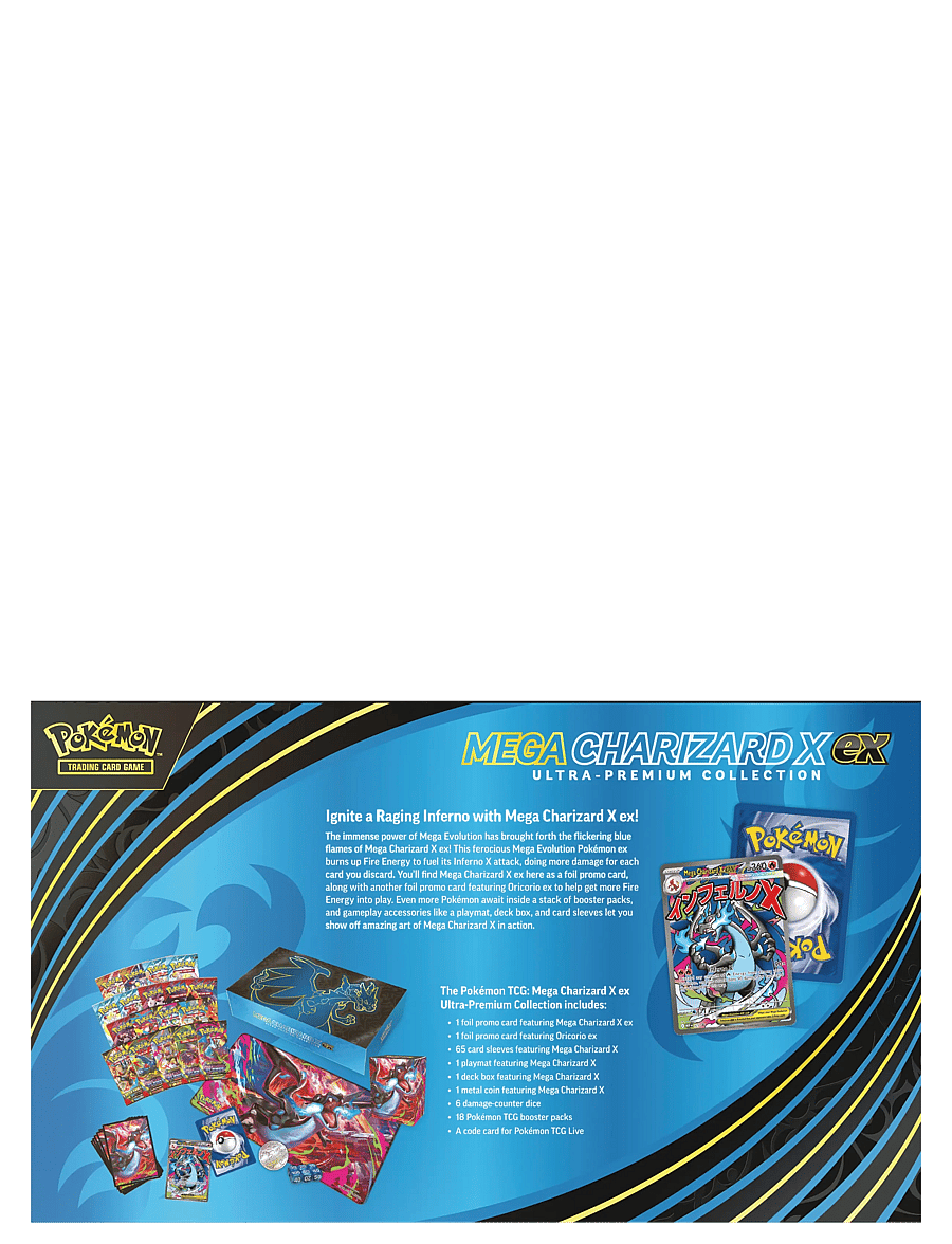 Pokémon Trading Cards - Poke Ultra Premium Coll Mega Chariz14/11 - blue - 2