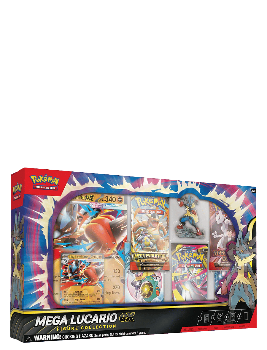 Pokémon Trading Cards - Poke Box Figure Mega Lucario ex REL 7/11 - blue - 1