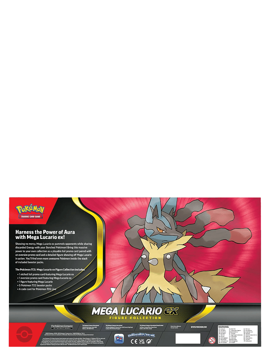 Pokémon Trading Cards - Poke Box Figure Mega Lucario ex REL 7/11 - blue - 2