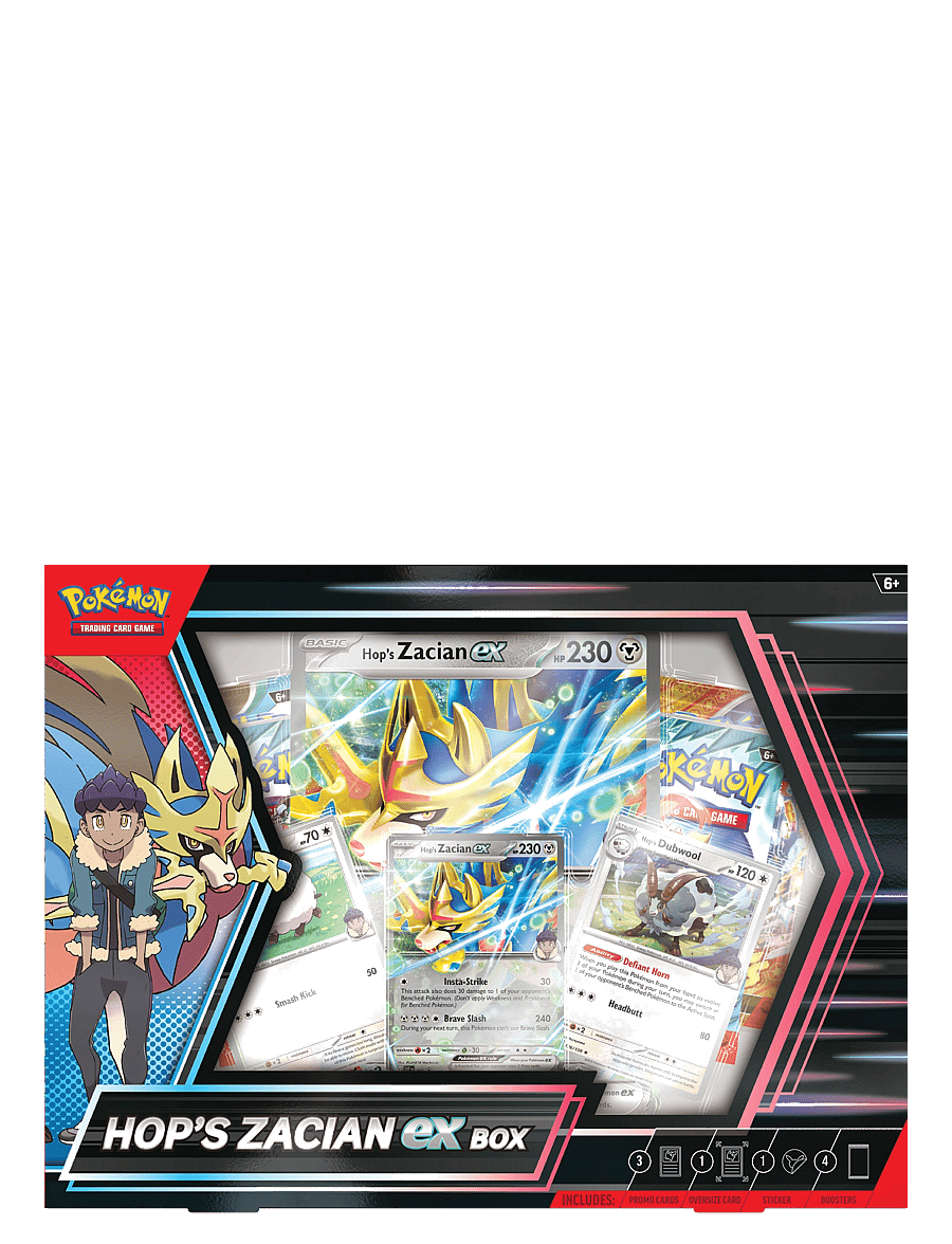 Pokémon Trading Cards - Poke Box EX Hop's Zacian - black - 0
