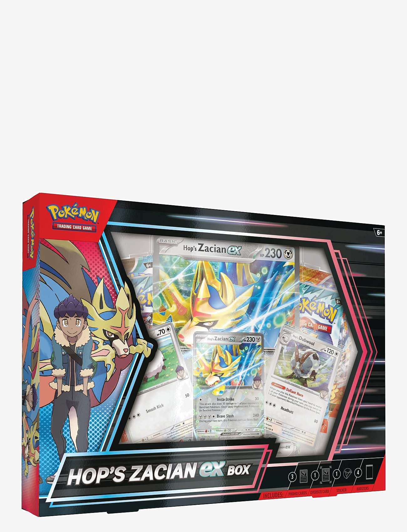 Pokmon Trading Cards Poke Box Ex Hop's Zacian (PTCPOK10158) - Card games -  Boozt.com