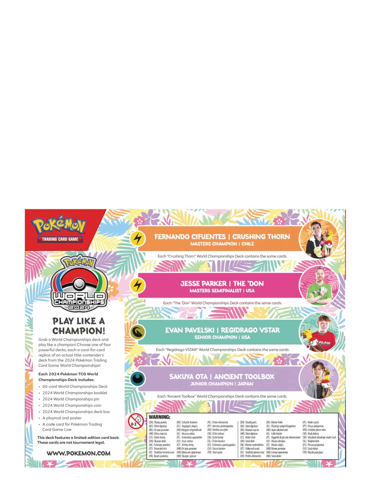 Pokémon Trading Cards - Pokemon World Champion Deck 7/3 - orange - 1