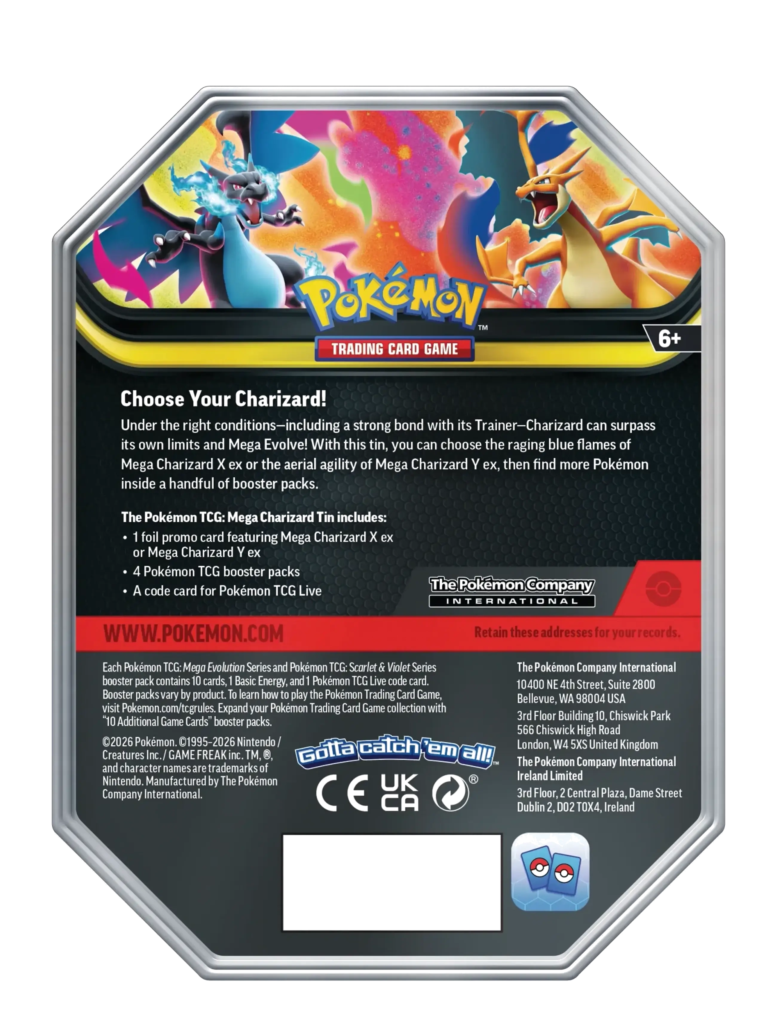 Pokémon Trading Cards - Poke Tin Spring ex (2) 2026 - multi coloured - 1