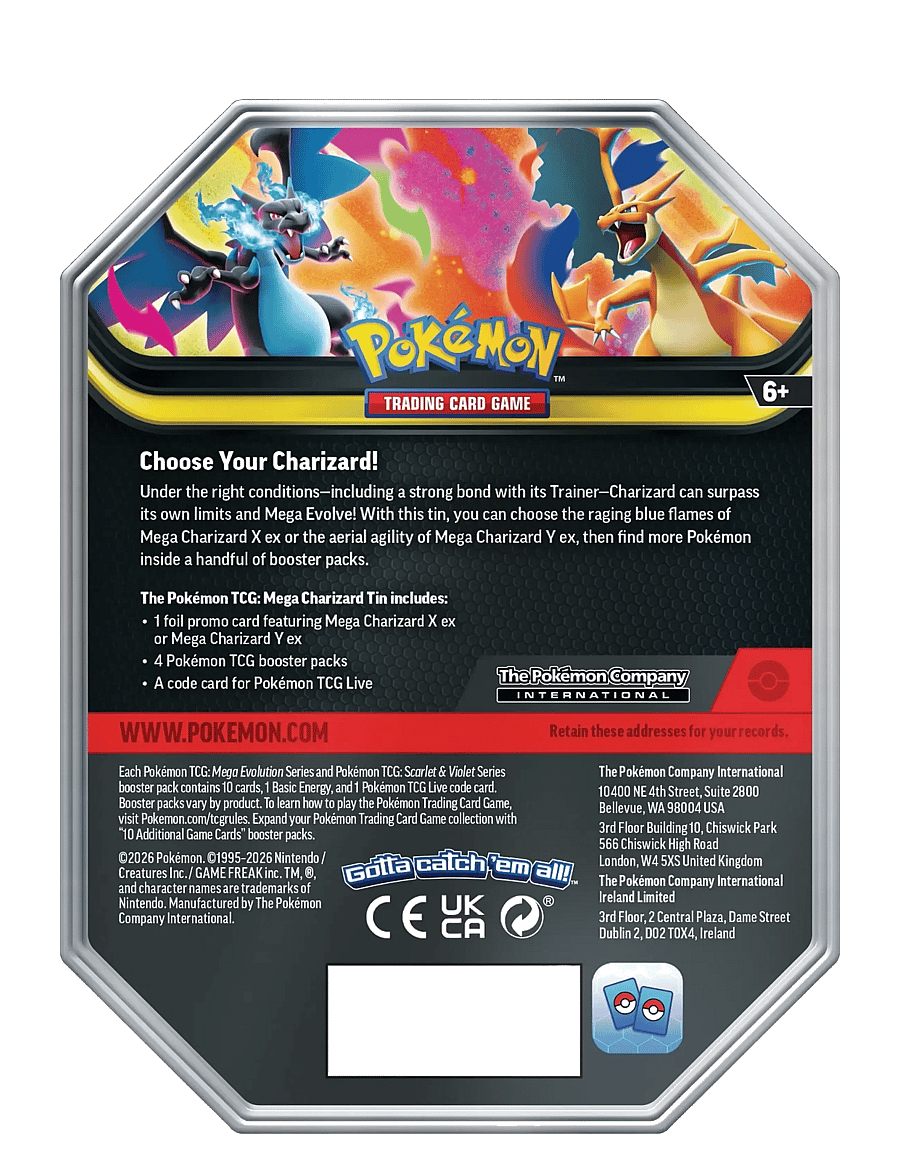 Pokémon Trading Cards - Poke Tin Spring ex (2) 2026 - multi coloured - 1