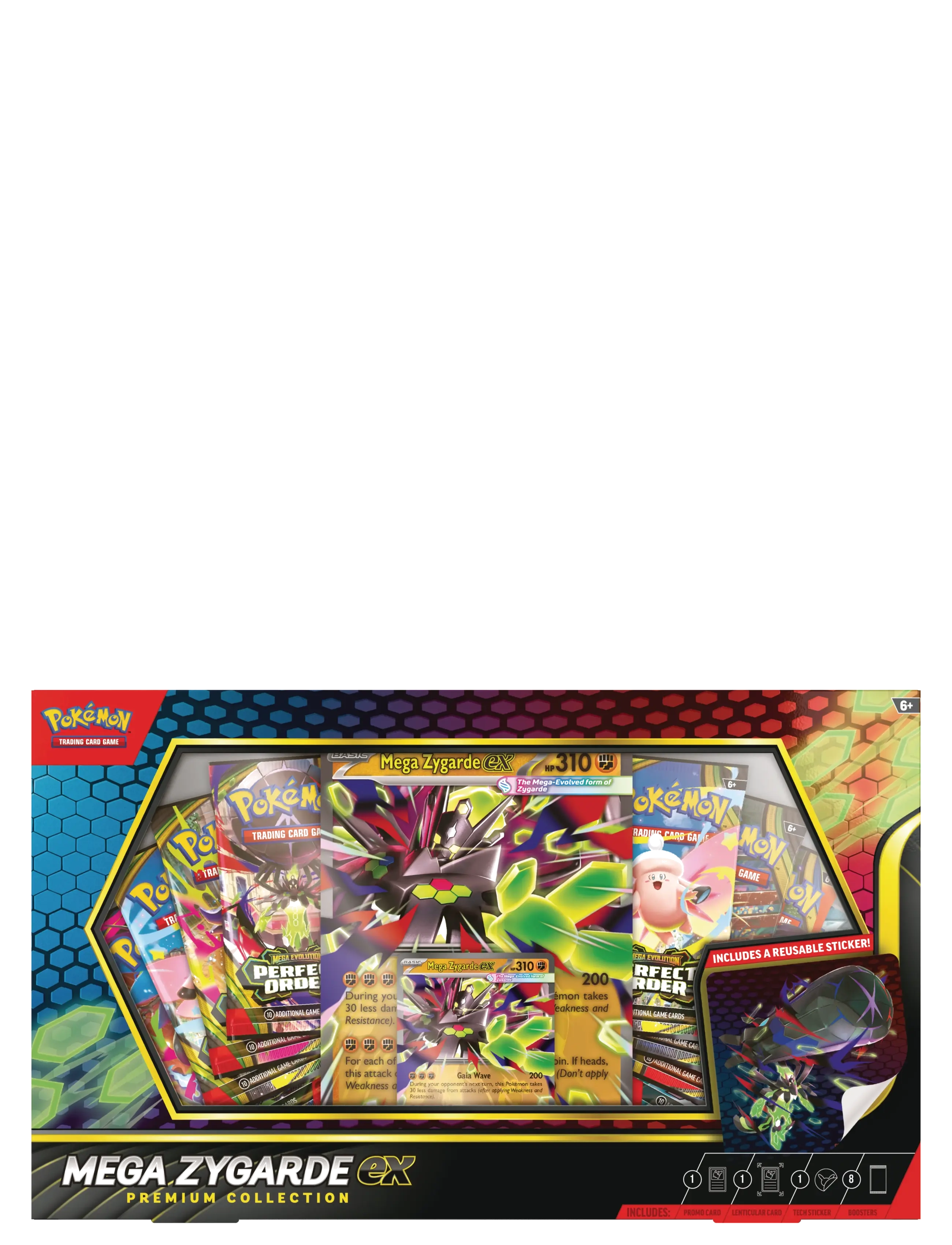 Pokémon Trading Cards Poke Box Premium EX Mega Zygarde 1/5 - Pokémon Trading Cards - MULTI COLOURED / multi