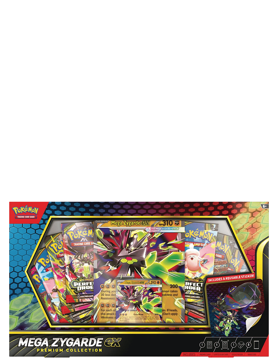 Pokémon Trading Cards - Poke Box Premium EX Mega Zygarde 1/5 - sammelkarten - multi coloured - 0