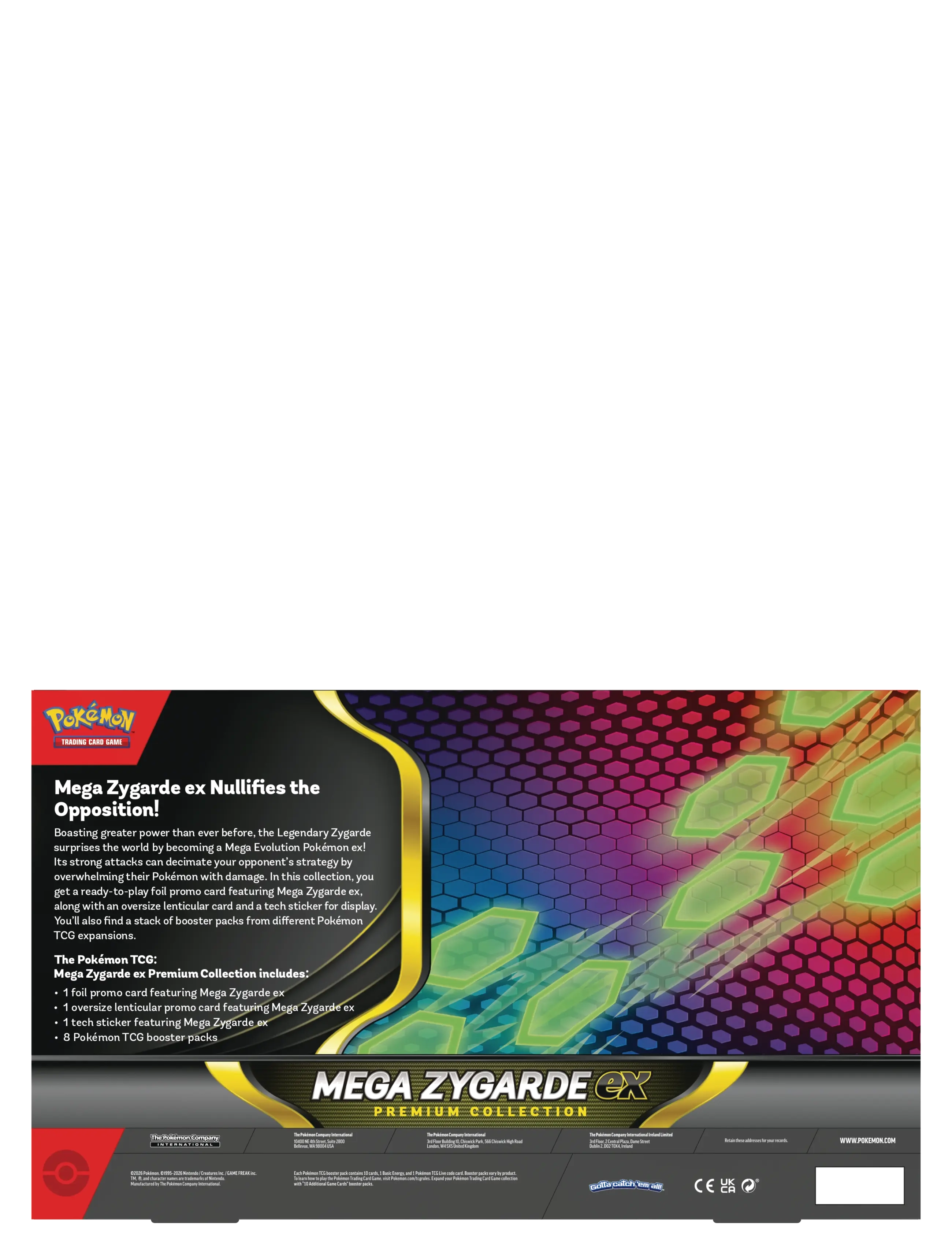 Pokémon Trading Cards - Poke Box Premium EX Mega Zygarde 1/5 - sammelkarten - multi coloured - 1