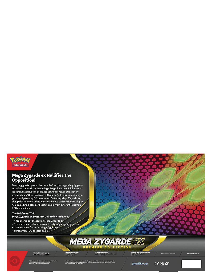 Pokémon Trading Cards - Poke Box Premium EX Mega Zygarde 1/5 - sammelkarten - multi coloured - 1