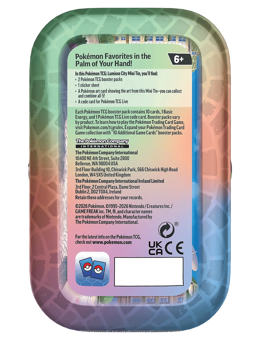 Pokémon Trading Cards - Poke Mini Tin June - multi coloured - 2