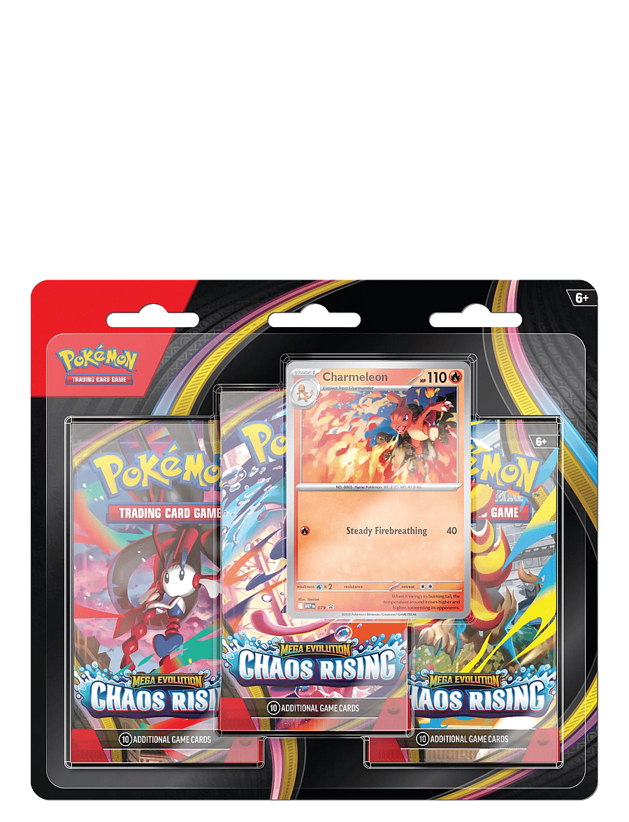 Pokémon Trading Cards - Poke Blister 3P ME04 REL 22/5 - sammelkarten - black - 0
