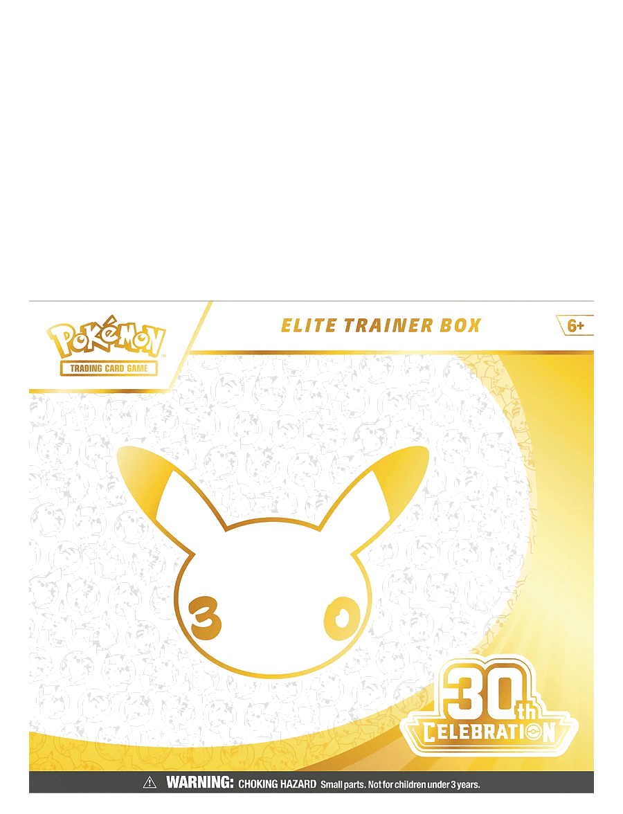 Pokémon Trading Cards - Poke Elite Trainer Box 30th - samlekort - gold - 2