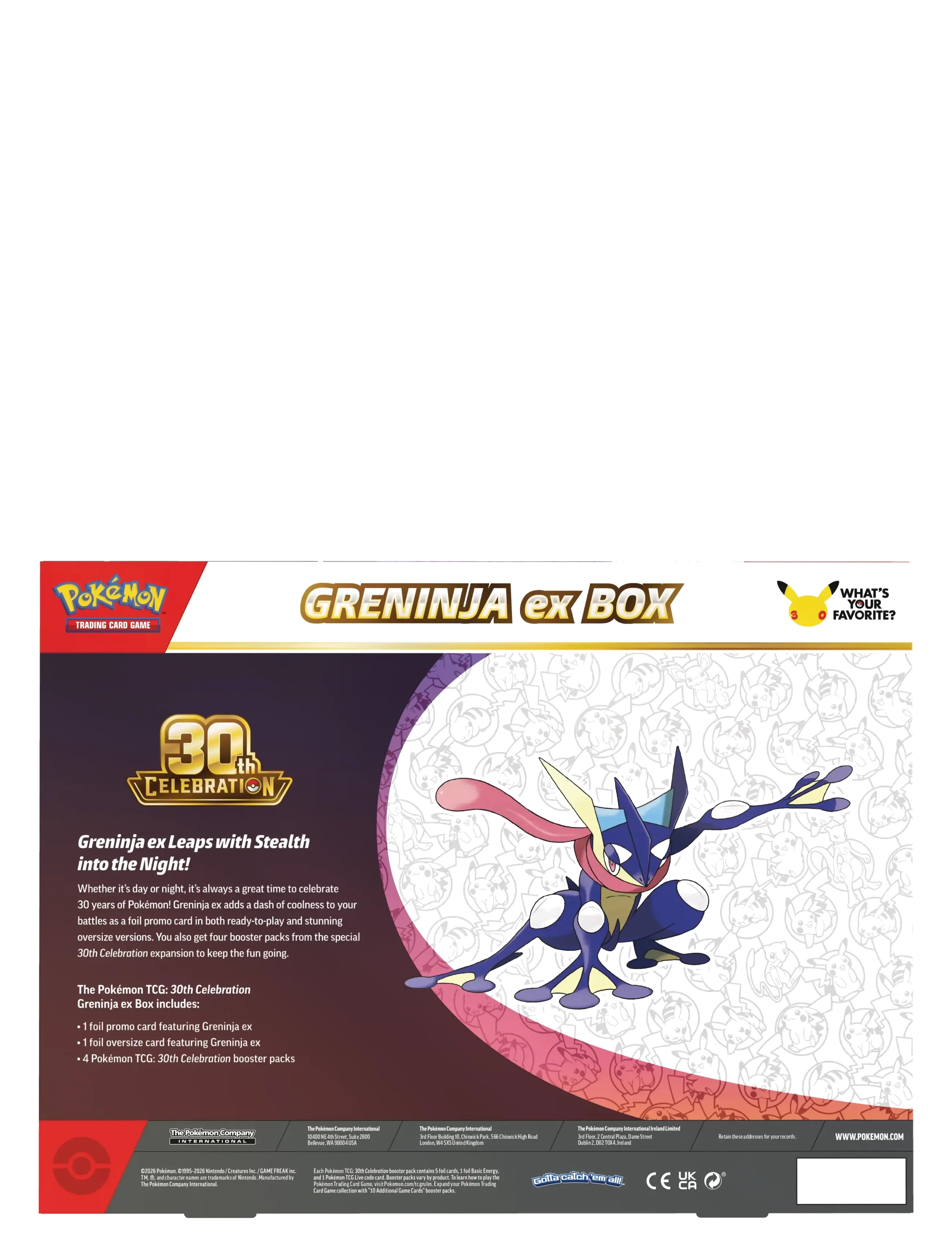 Pokémon Trading Cards - Poke Box ex 30th (2) - gold - 3
