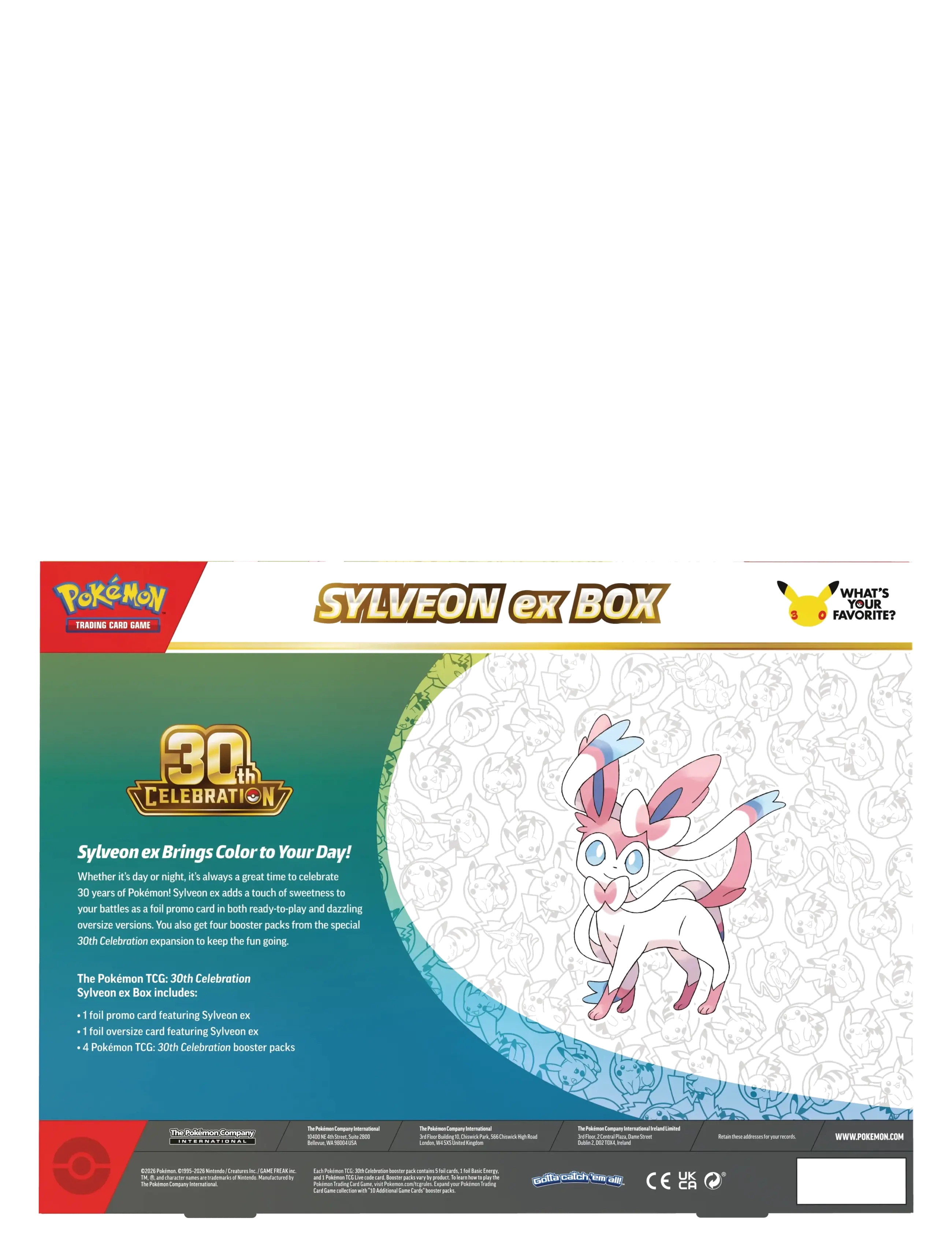 Pokémon Trading Cards - Poke Box ex 30th (2) - gold - 4