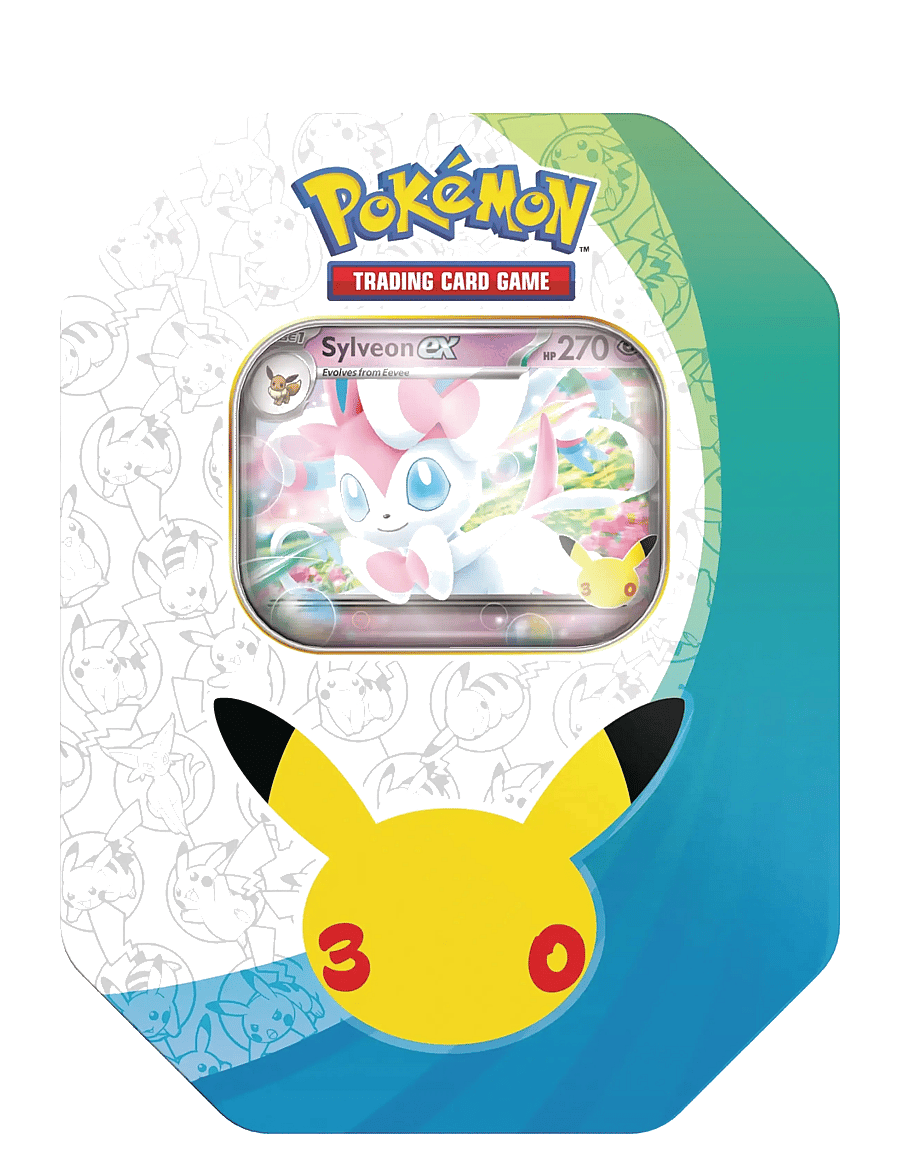 Pokémon Trading Cards - Poke Tin ex 30th - samlekort - gold - 1
