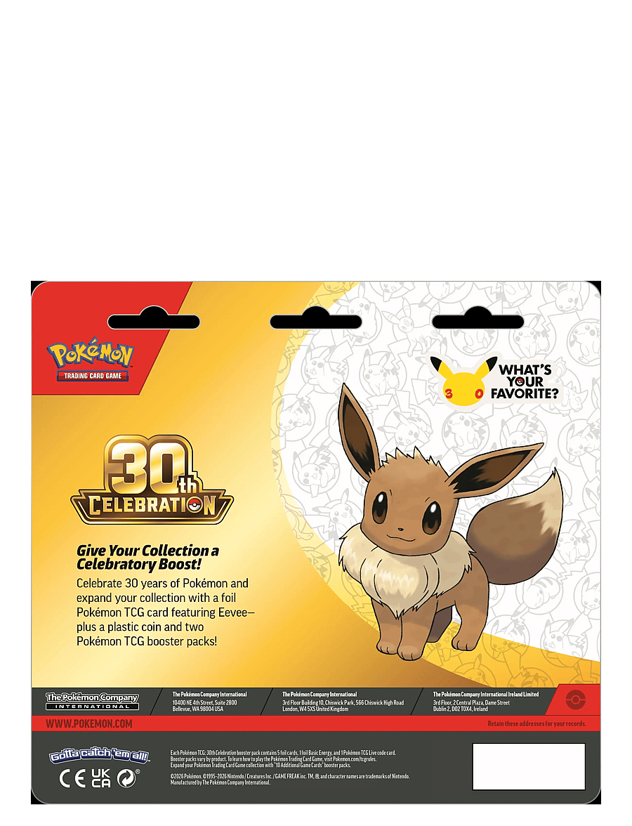 Pokémon Trading Cards - Poke 2-Pack Blister 30th - kogumiskaardid - gold - 1