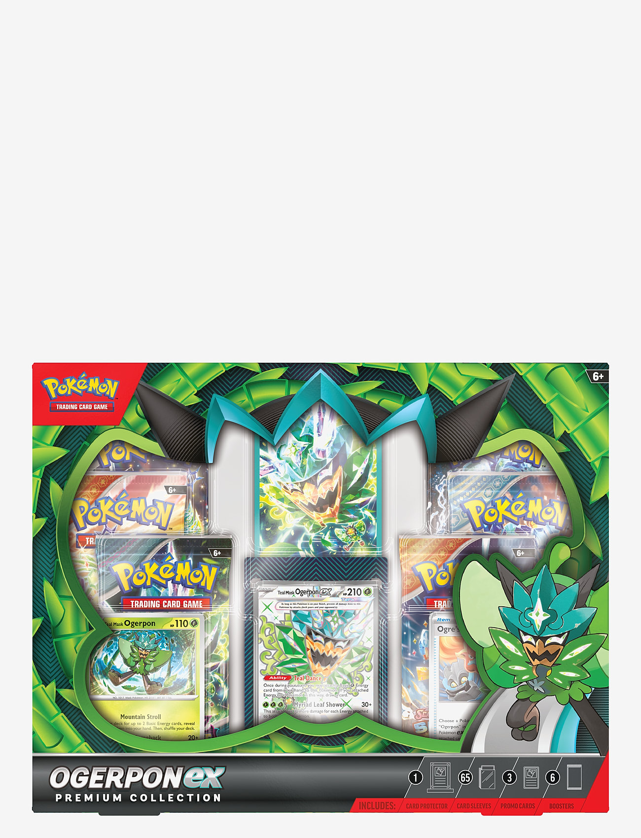Pokémon Trading Cards - Poke Ogerpon ex Prem Coll - green - 0