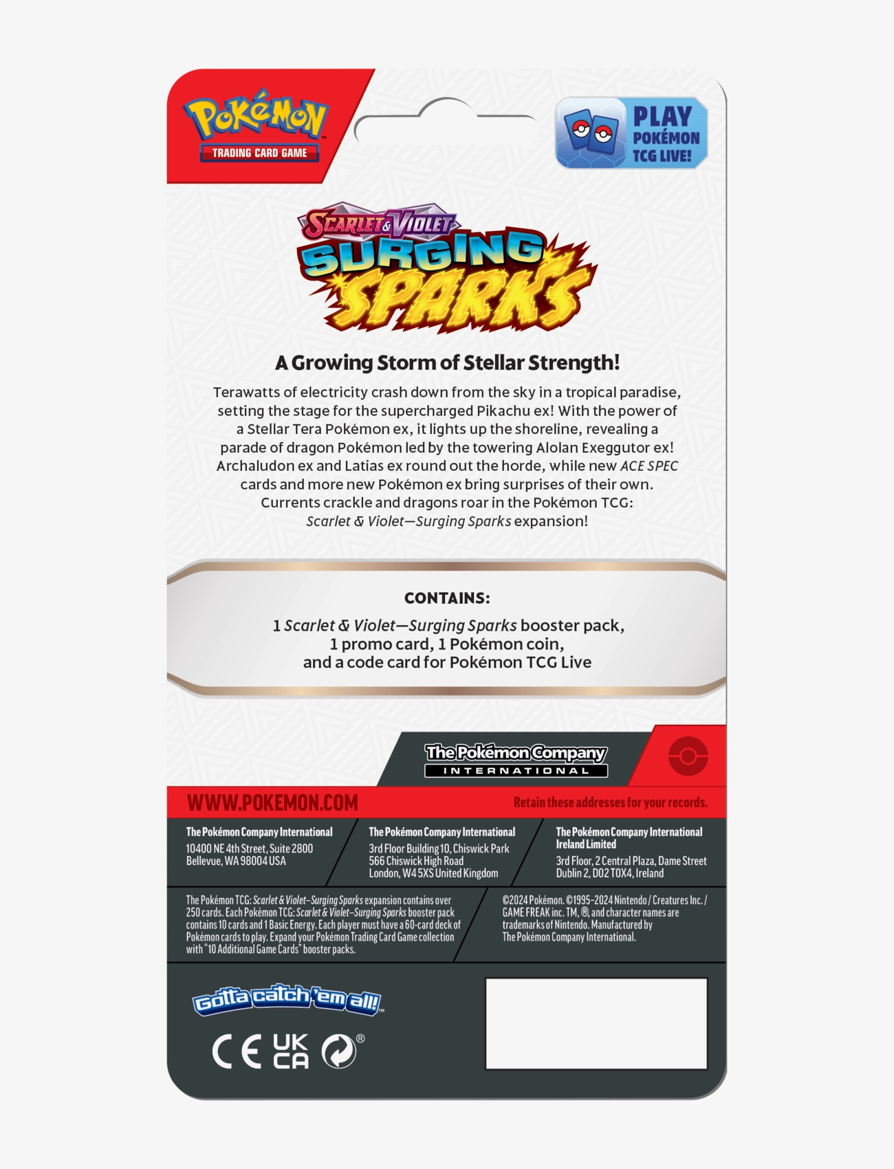 Pokémon Trading Cards - Poke SV8 Checklane - Surging Sparks - brown - 2