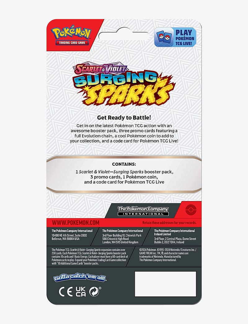 Pokmon Trading Cards Poke Sv8 Premium Checklane - Surging Sparks (PTCPOK85948) - Trading cards - Boozt.com Pokmon Trading Cards Poke Sv8 Premium Checklane - Surging Sparks (PTCPOK85948) - Trading cards - Boozt.com