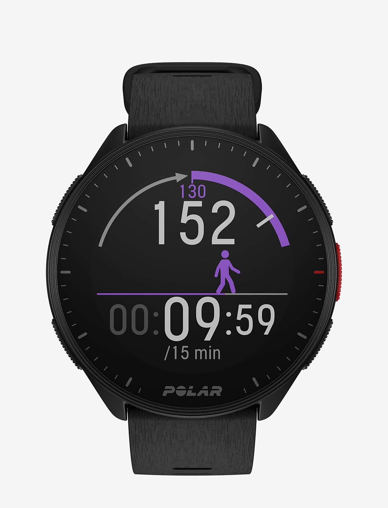 Polar - POLAR PACER - smartwatches - night black - 1