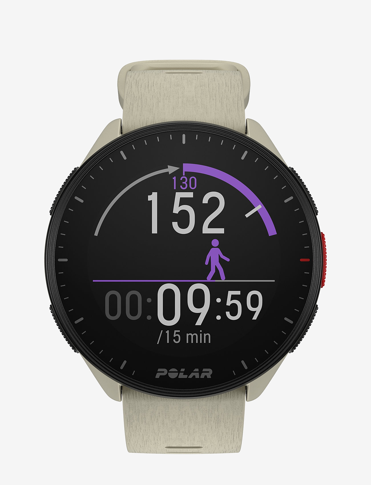 Polar - POLAR PACER - smartklokker - cloud white - 1