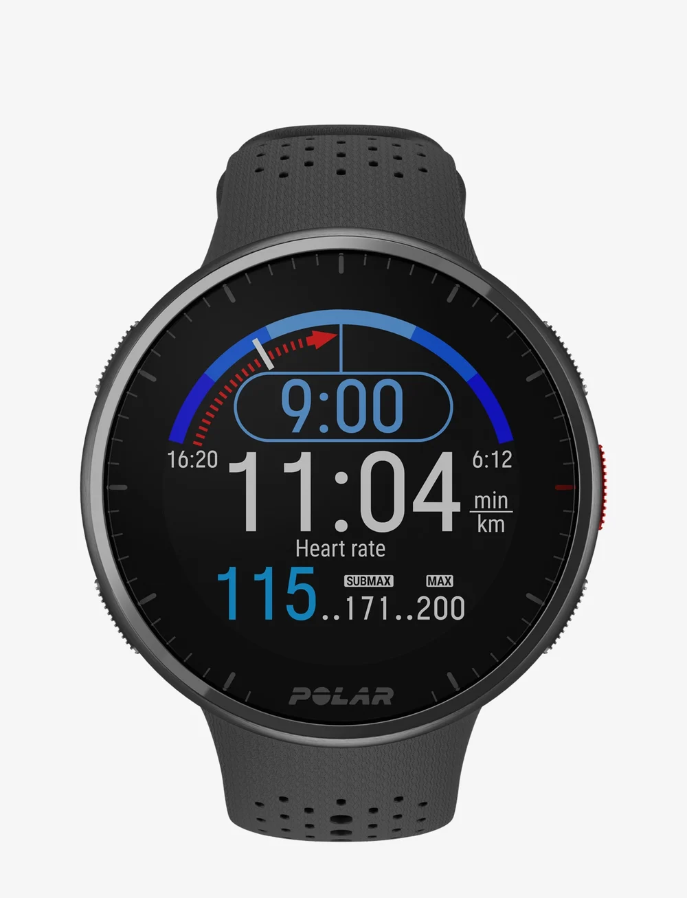 Polar - POLAR PACER PRO - smartwatches - carbon gray - 1