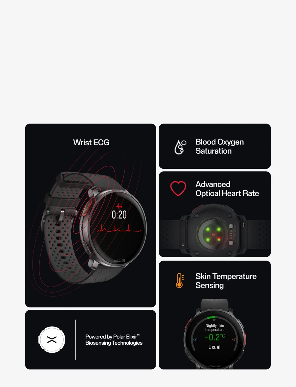 Polar - POLAR VANTAGE V3 - smartwatches - black - 3