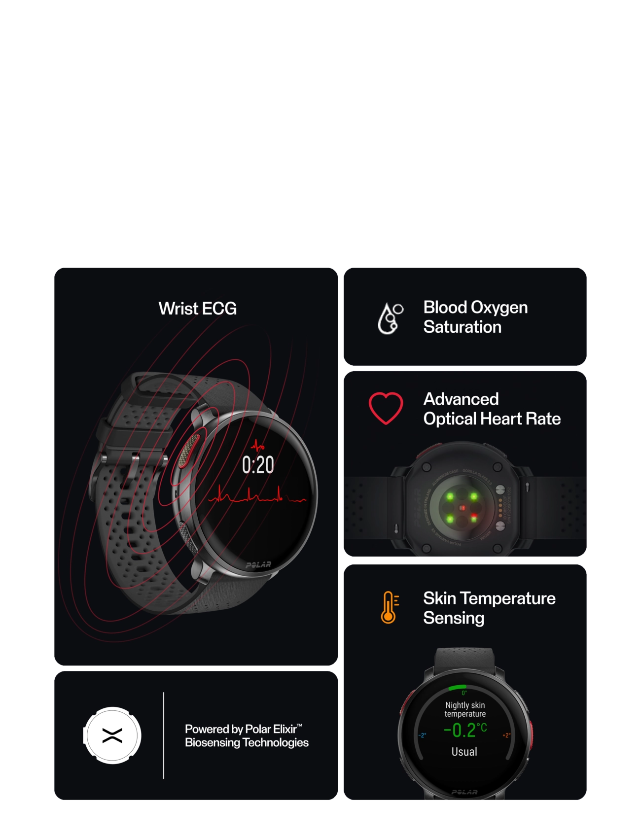 Polar - POLAR VANTAGE V3 - montres intelligentes - black - 3