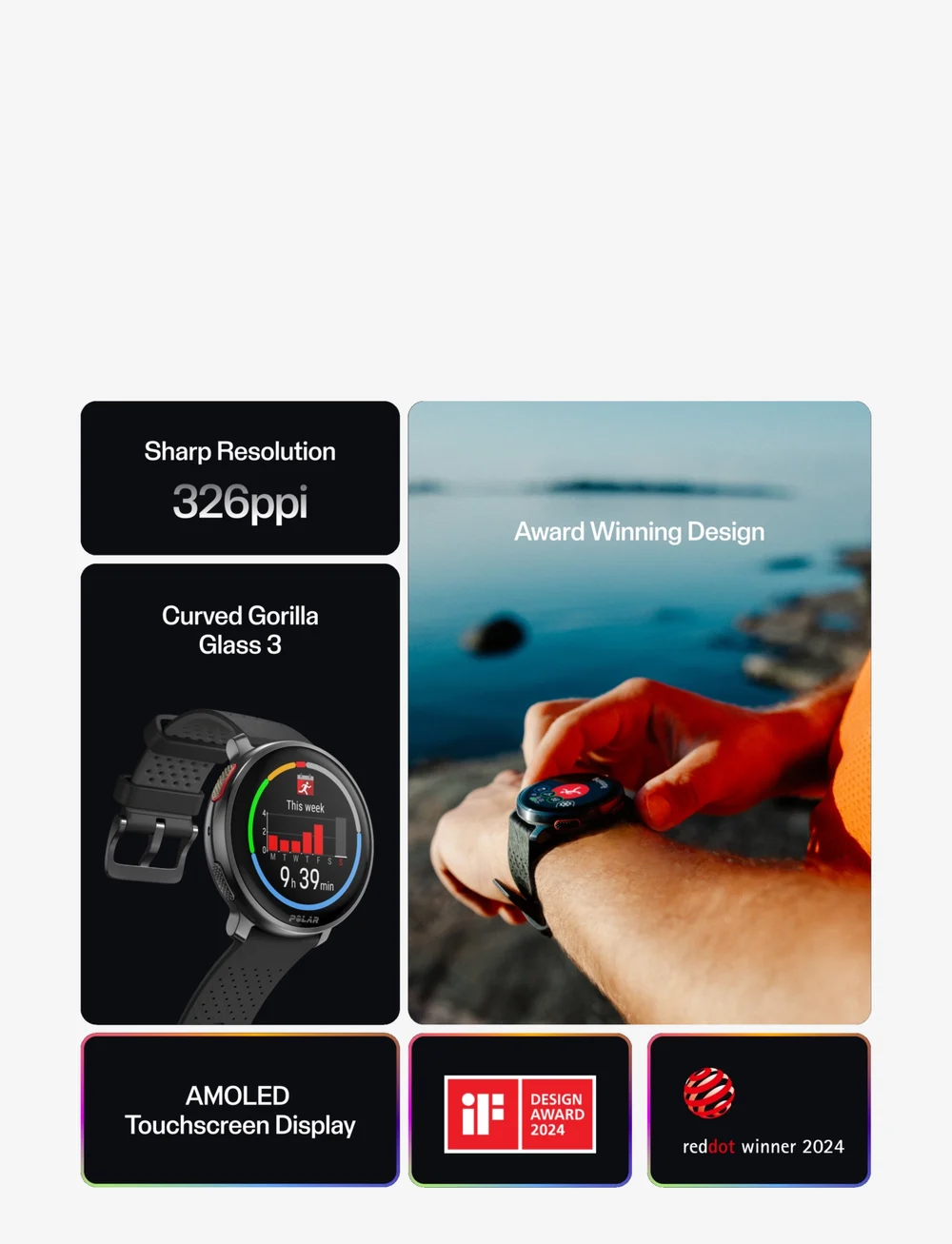 Polar - POLAR VANTAGE V3 - smartwatches - black - 4