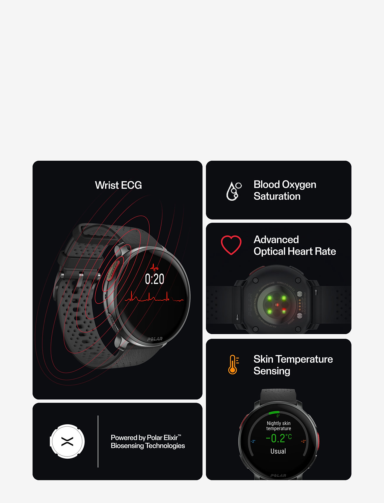 Polar - POLAR VANTAGE V3 - smartwatches - black - 3