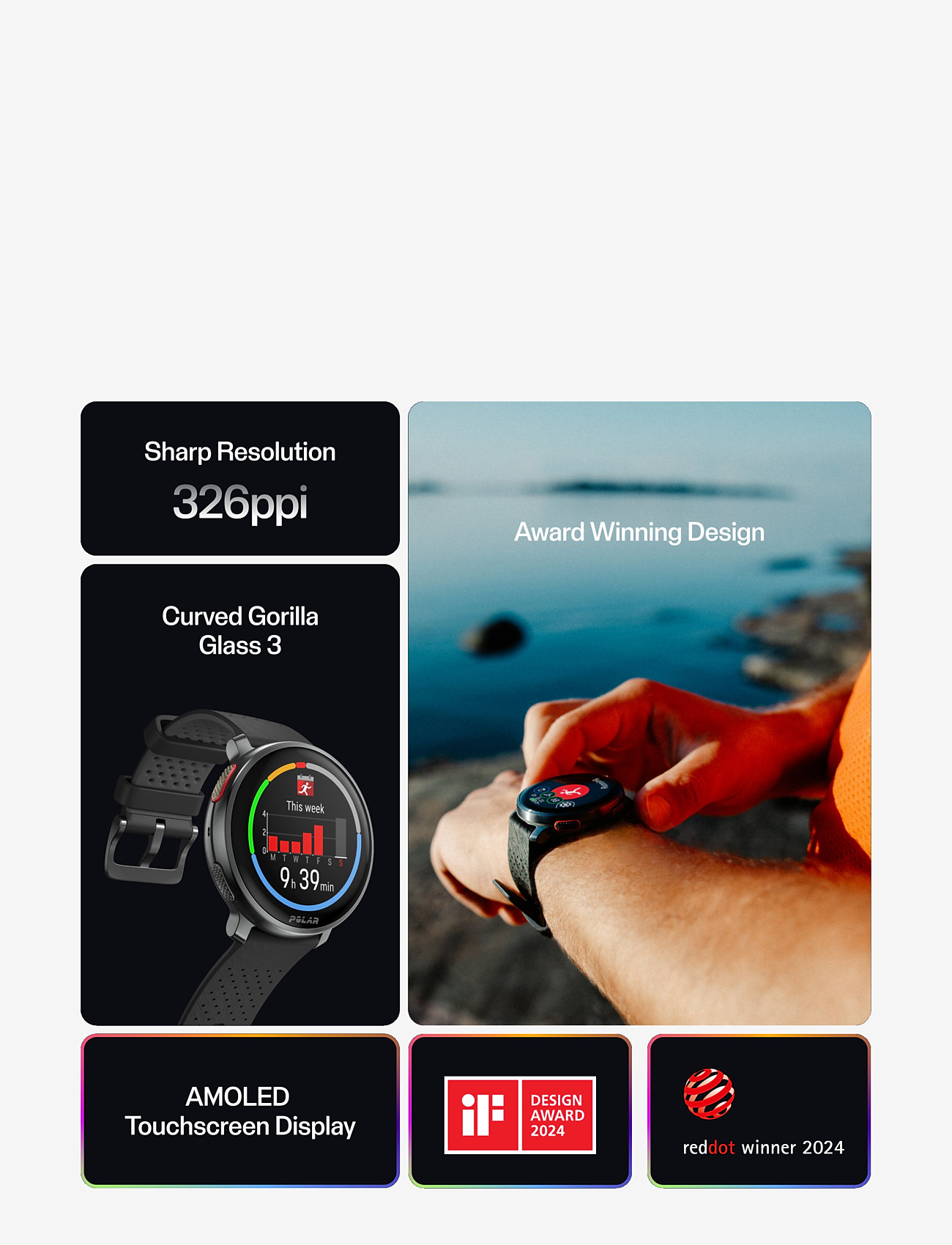 Polar - POLAR VANTAGE V3 - smartwatches - black - 4