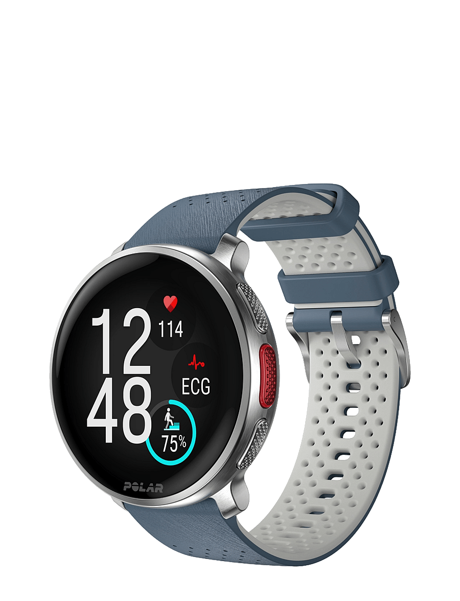 Polar - POLAR VANTAGE V3 - išmanieji laikrodžiai - silver / blue - 1