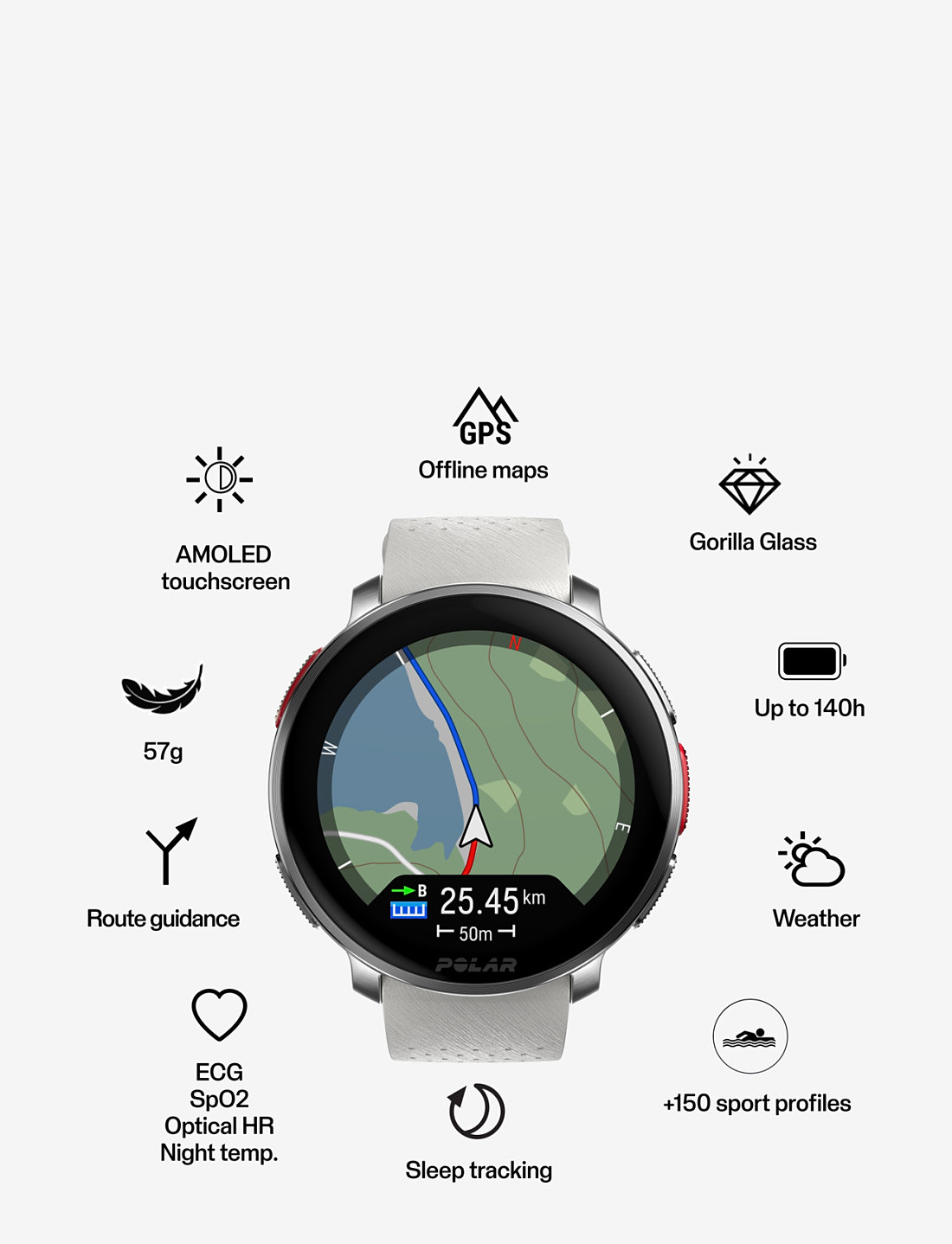 Polar Polar Vantage V3 Sports Equipment Boozt