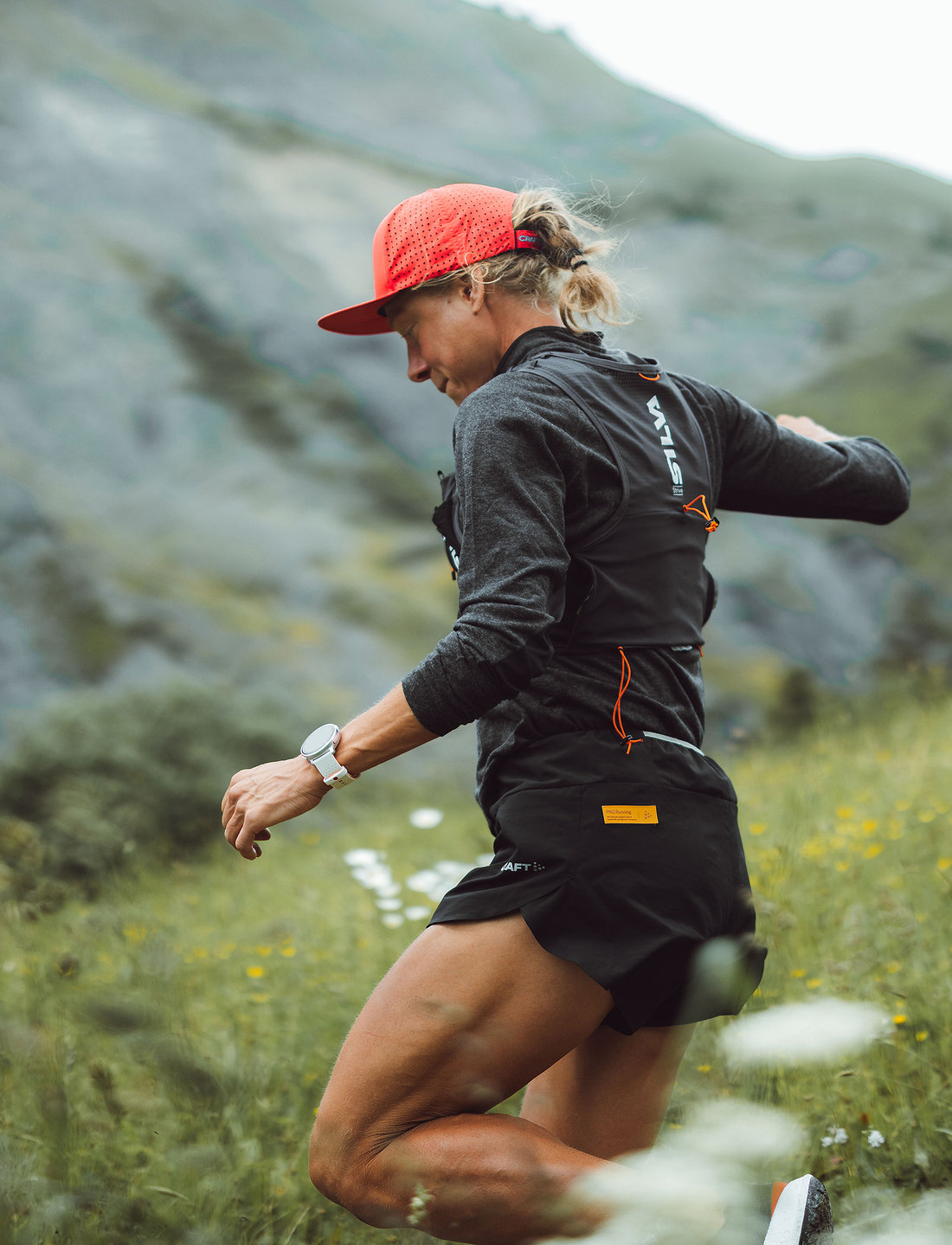 Polar vantage v trail top running