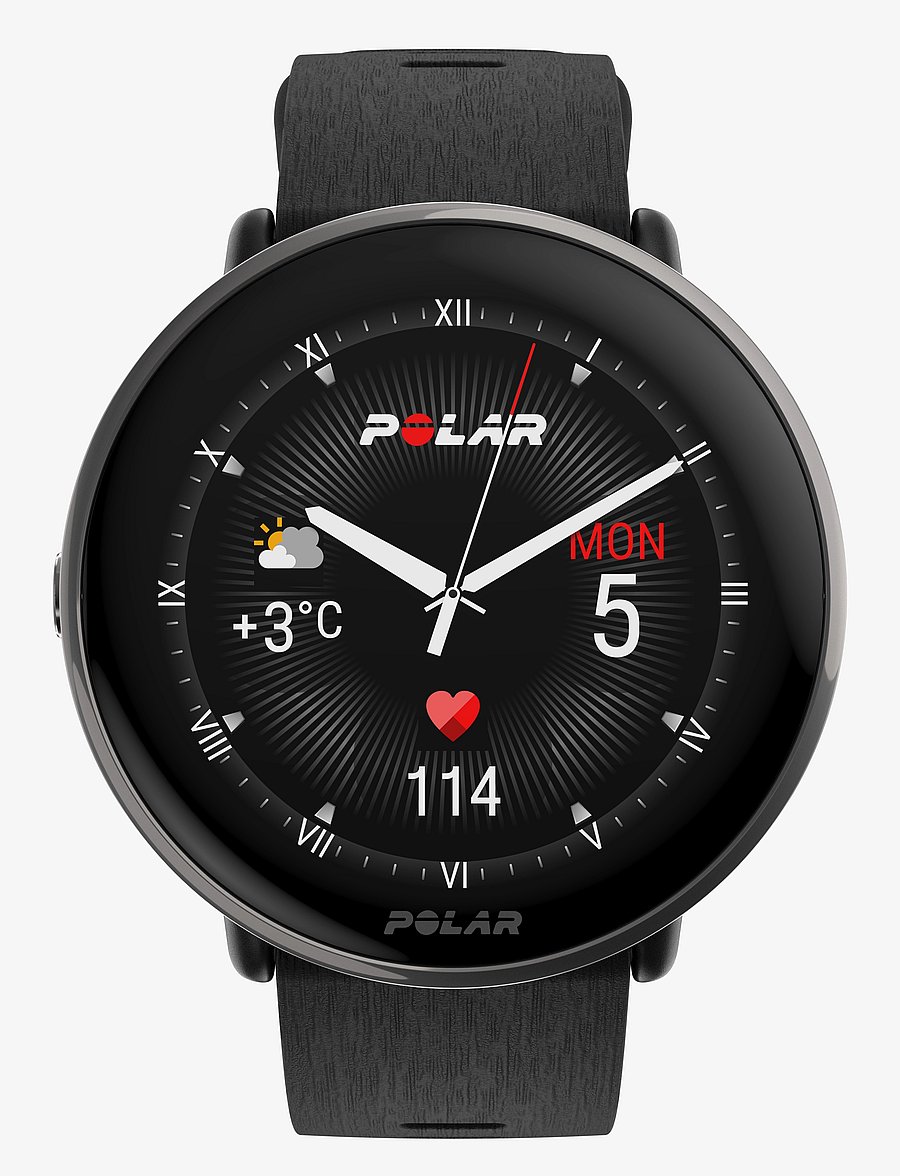 Polar - POLAR IGNITE 3 TI SIL BLK S-L - montres intelligentes - black titan - 1