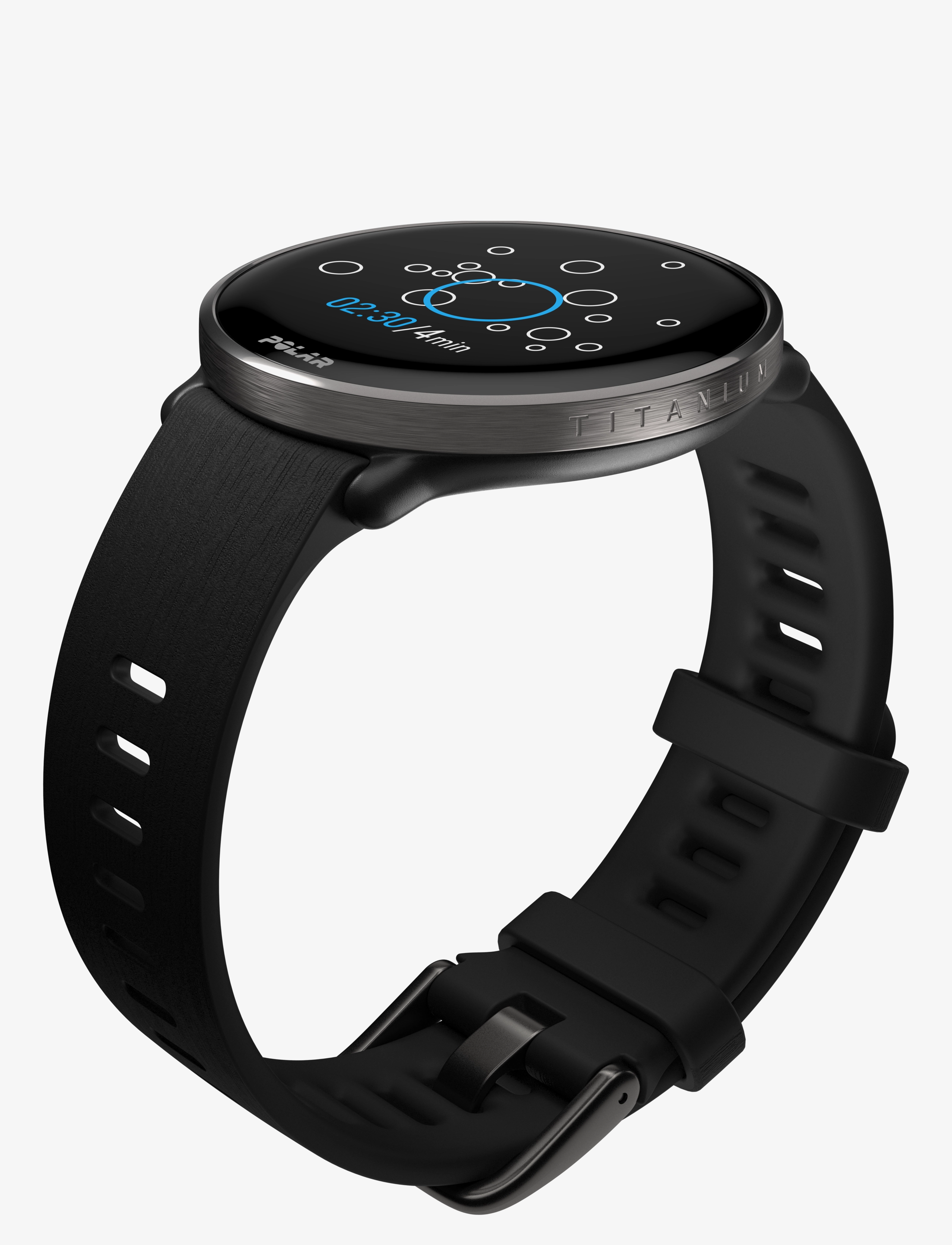Polar - POLAR IGNITE 3 TI SIL BLK S-L - montres intelligentes - black titan - 5